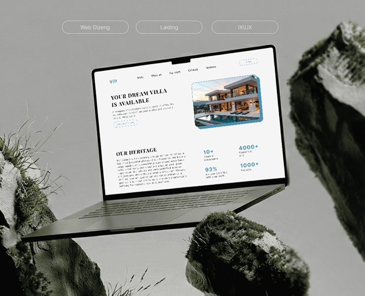 VILL — Luxury Estate Landing Page — Интерфейсы на Dprofile