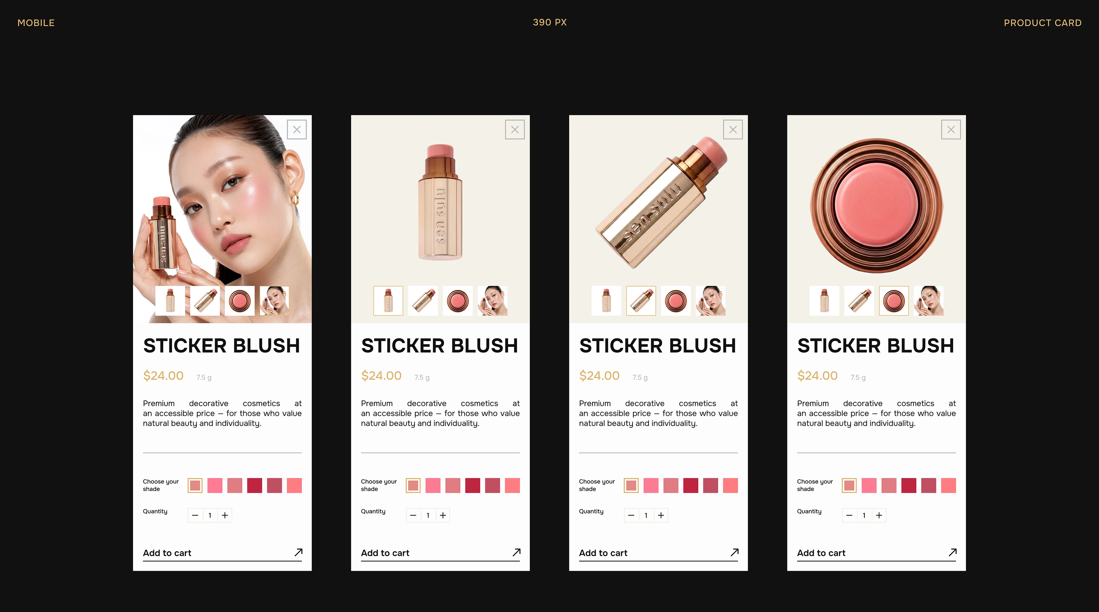 Sen Sulu | Beauty E-commerce Website Redesign — Изображение №5 — Интерфейсы, Брендинг на Dprofile