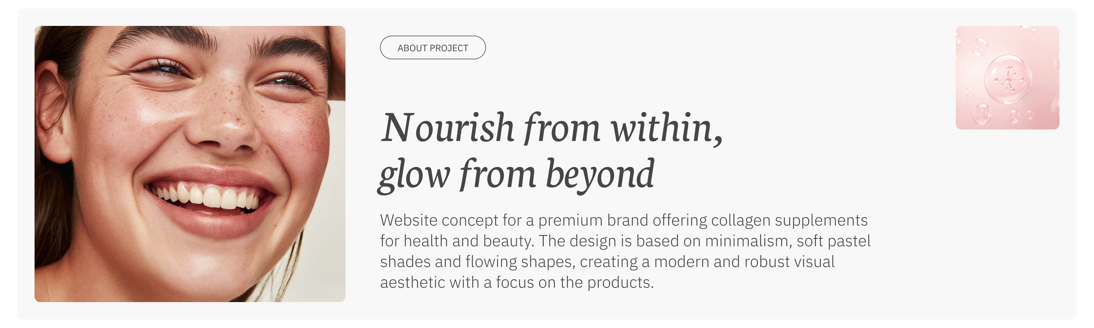 Glowing Co – Wellness & Beauty E-commerce Website — Изображение №2 — Интерфейсы, Брендинг на Dprofile