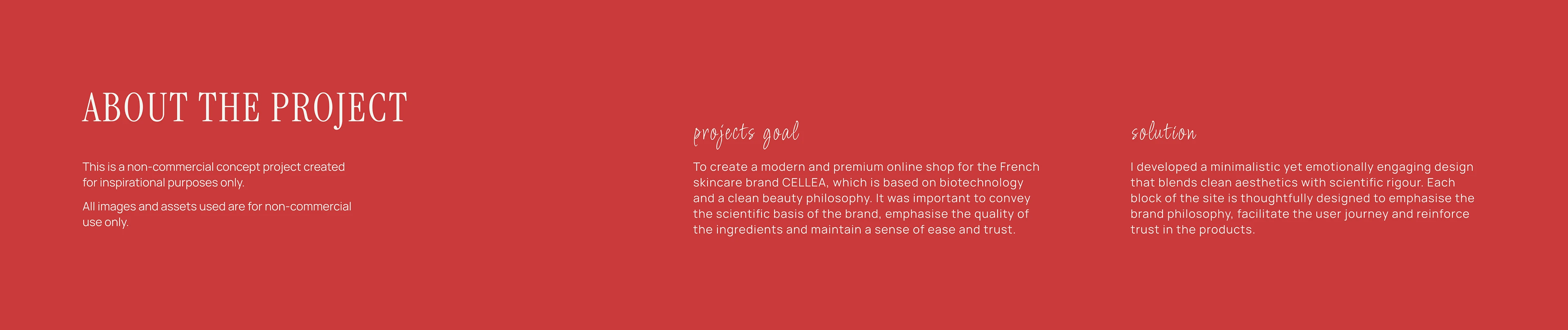 CELLEA | Premium Skincare E-Commerce Website — Изображение №2 — Интерфейсы, Брендинг на Dprofile