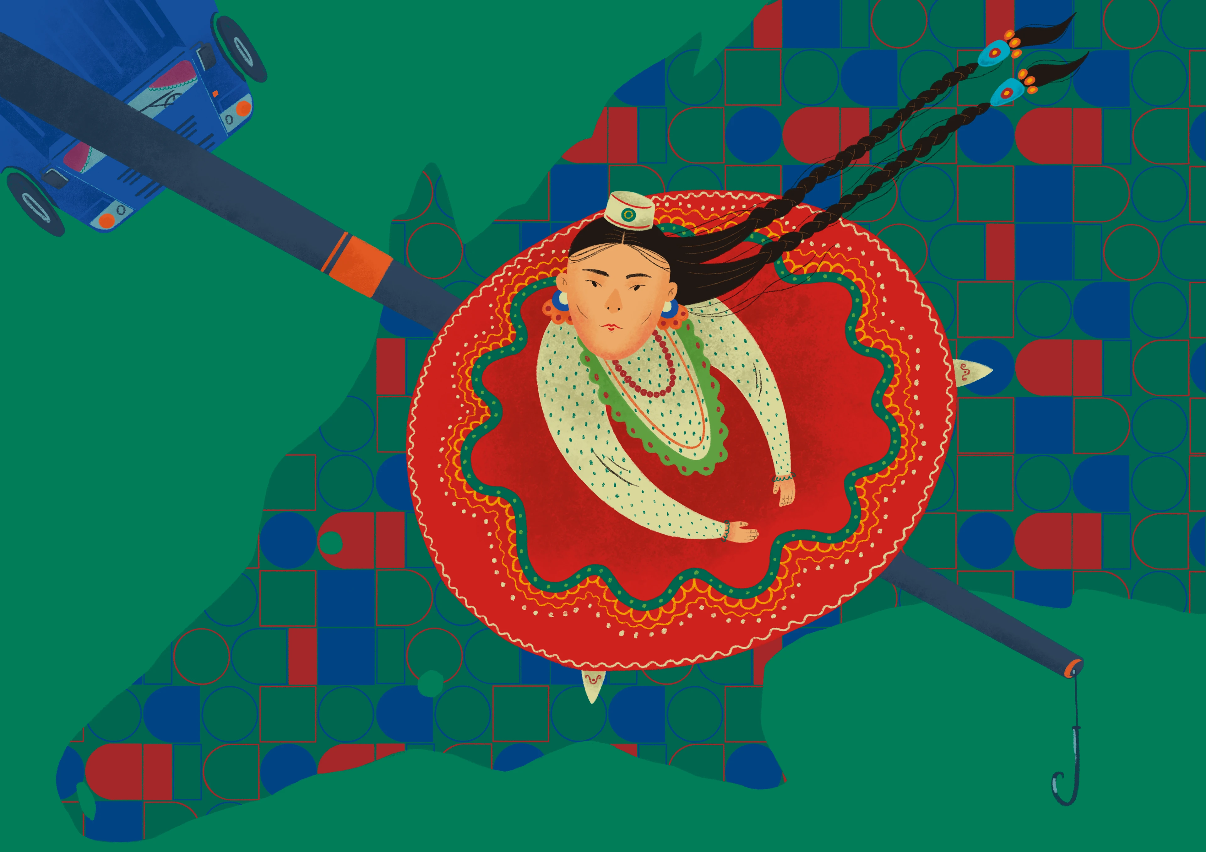 Татарские народные сказки | Иллюстрации для календаря — Изображение №8 — Иллюстрация, Графика на Dprofile