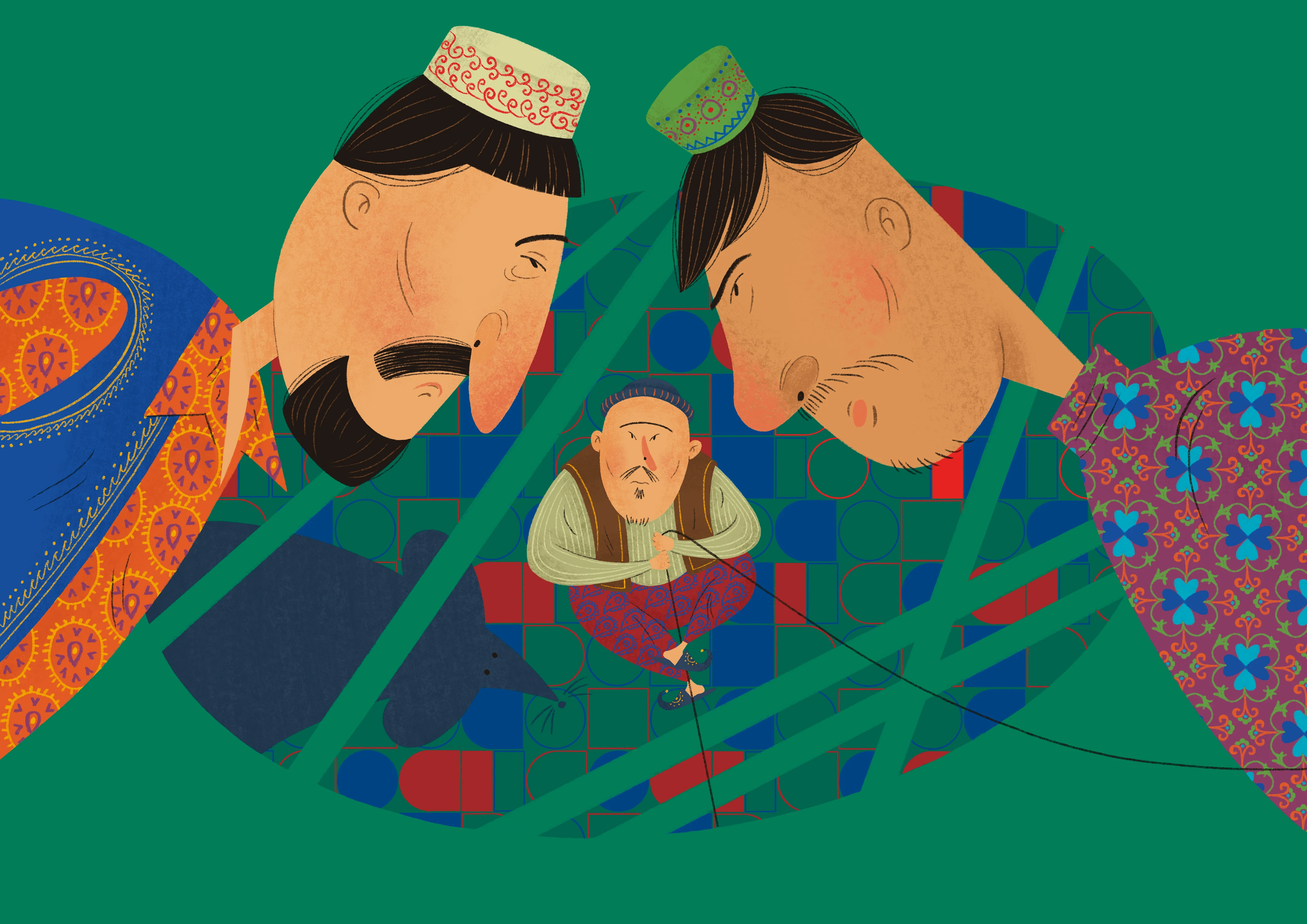 Татарские народные сказки | Иллюстрации для календаря — Изображение №15 — Иллюстрация, Графика на Dprofile