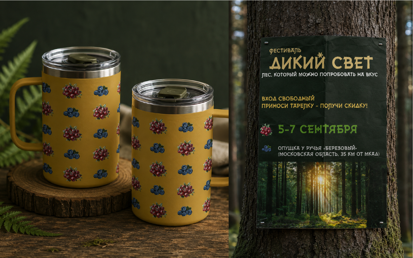 Гастрономический фестиваль "Дикий Свет" — Изображение №6 — Брендинг на Dprofile