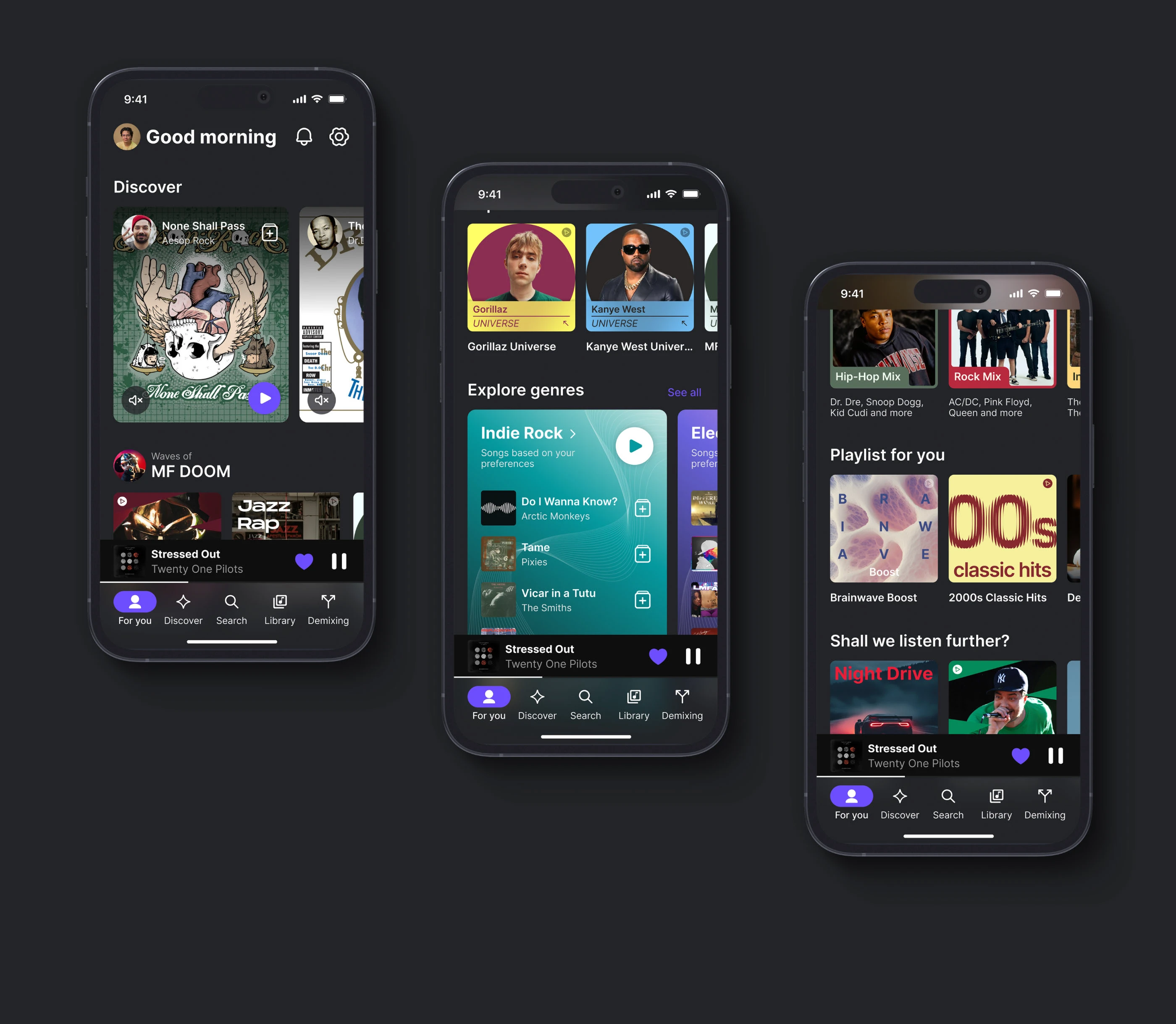 Sonler - music platform. UI/UX Design. — Изображение №2 — Интерфейсы на Dprofile