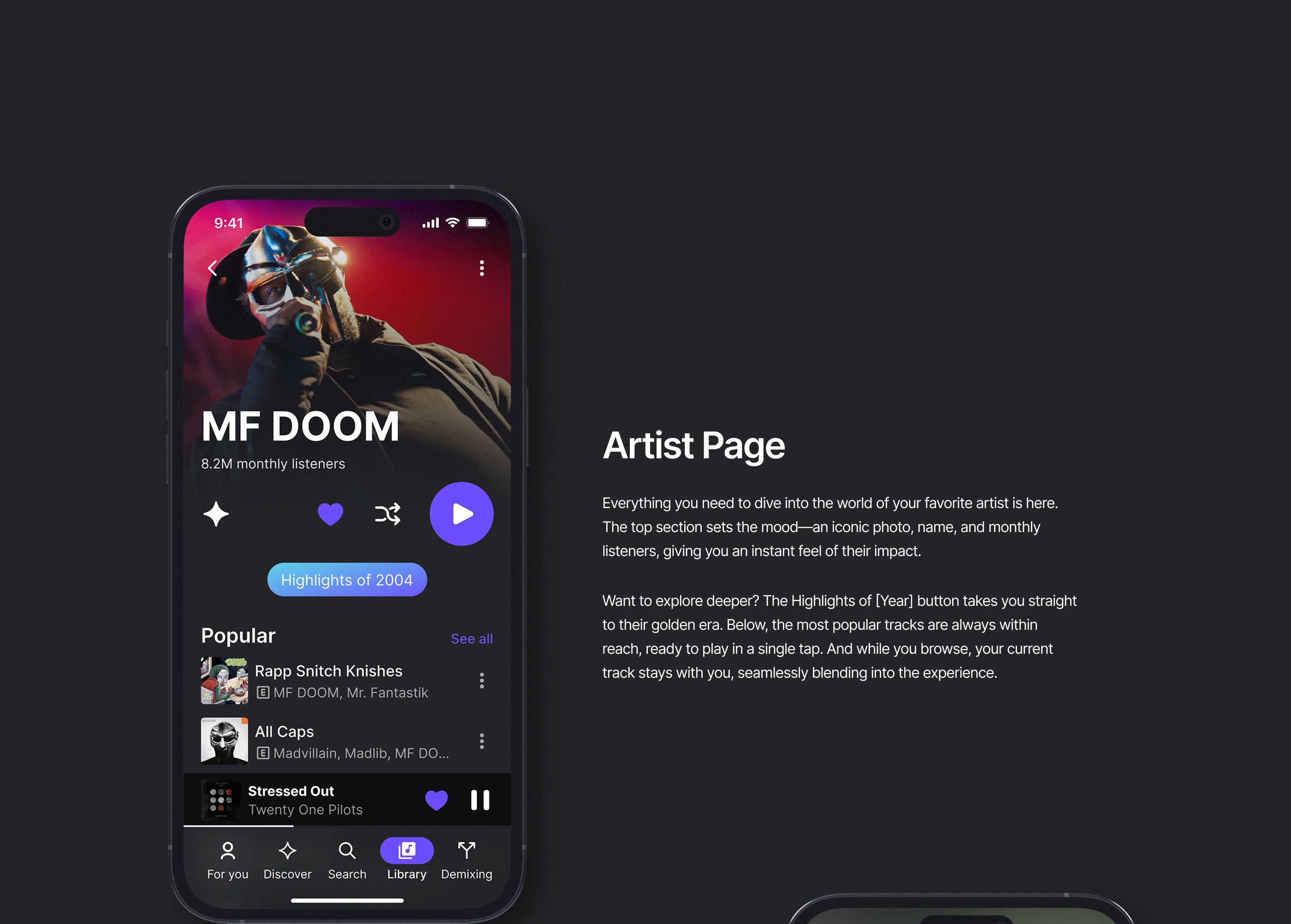 Sonler - music platform. UI/UX Design. — Изображение №10 — Интерфейсы на Dprofile