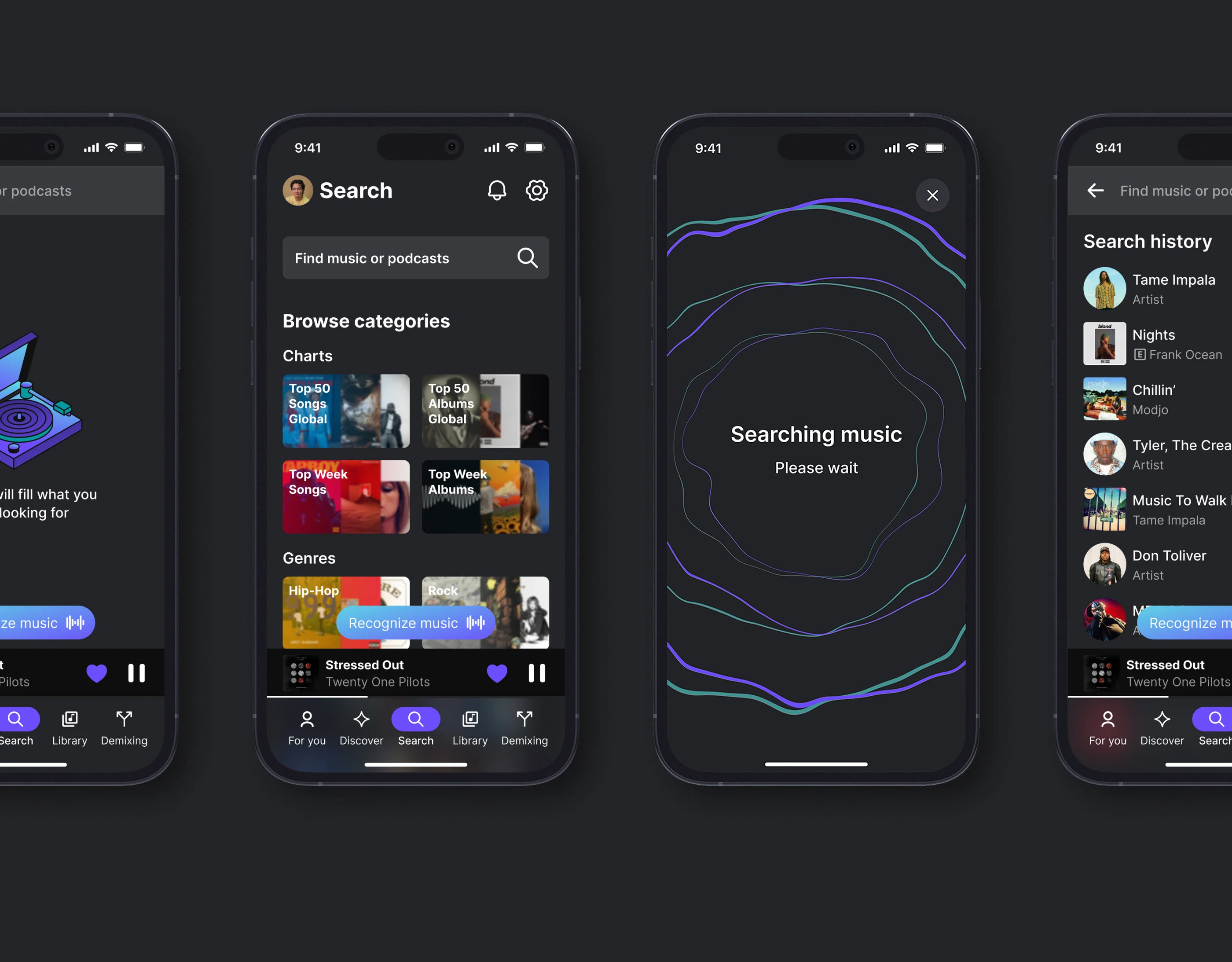 Sonler - music platform. UI/UX Design. — Изображение №13 — Интерфейсы на Dprofile