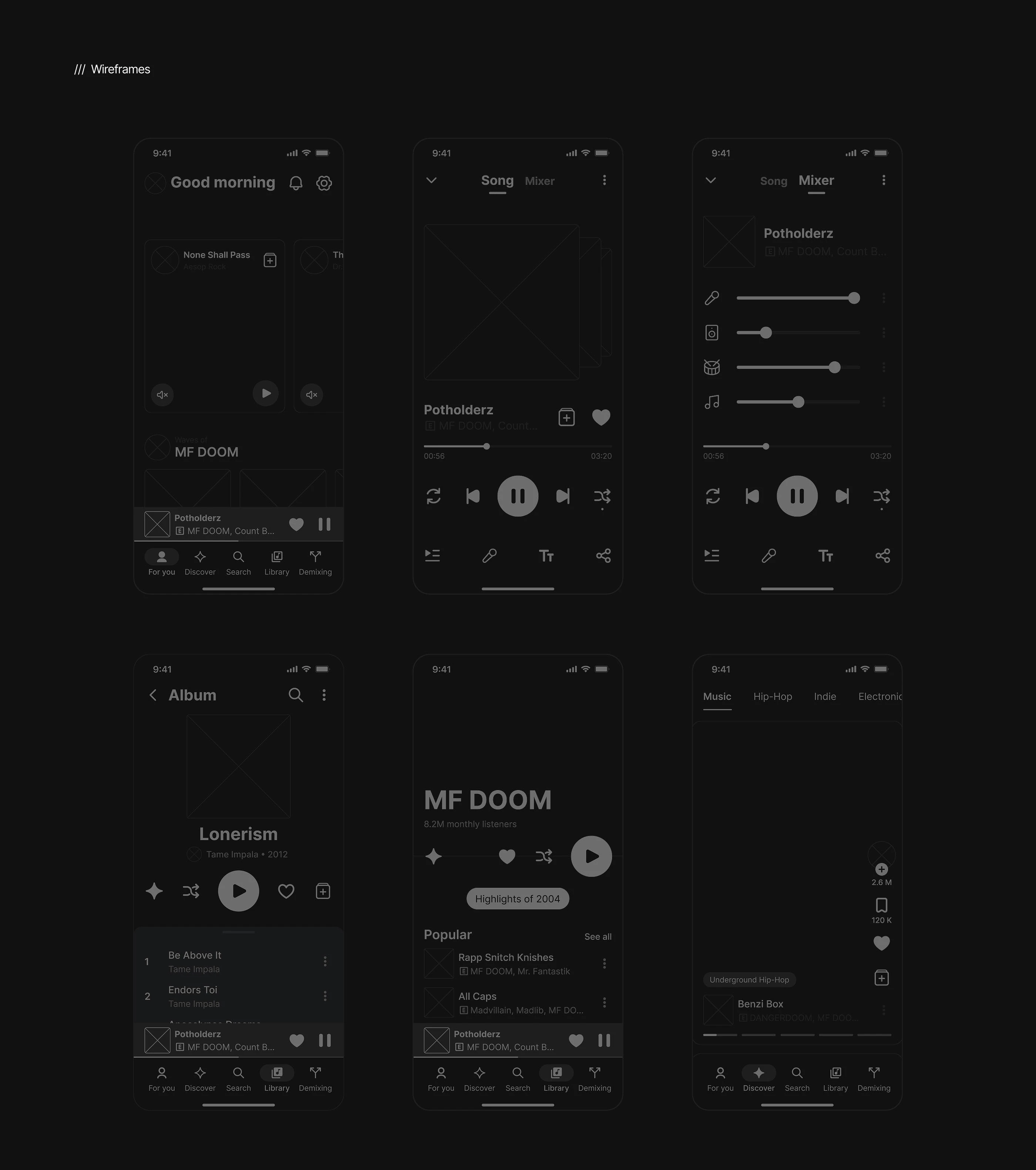 Sonler - music platform. UI/UX Design. — Изображение №3 — Интерфейсы на Dprofile