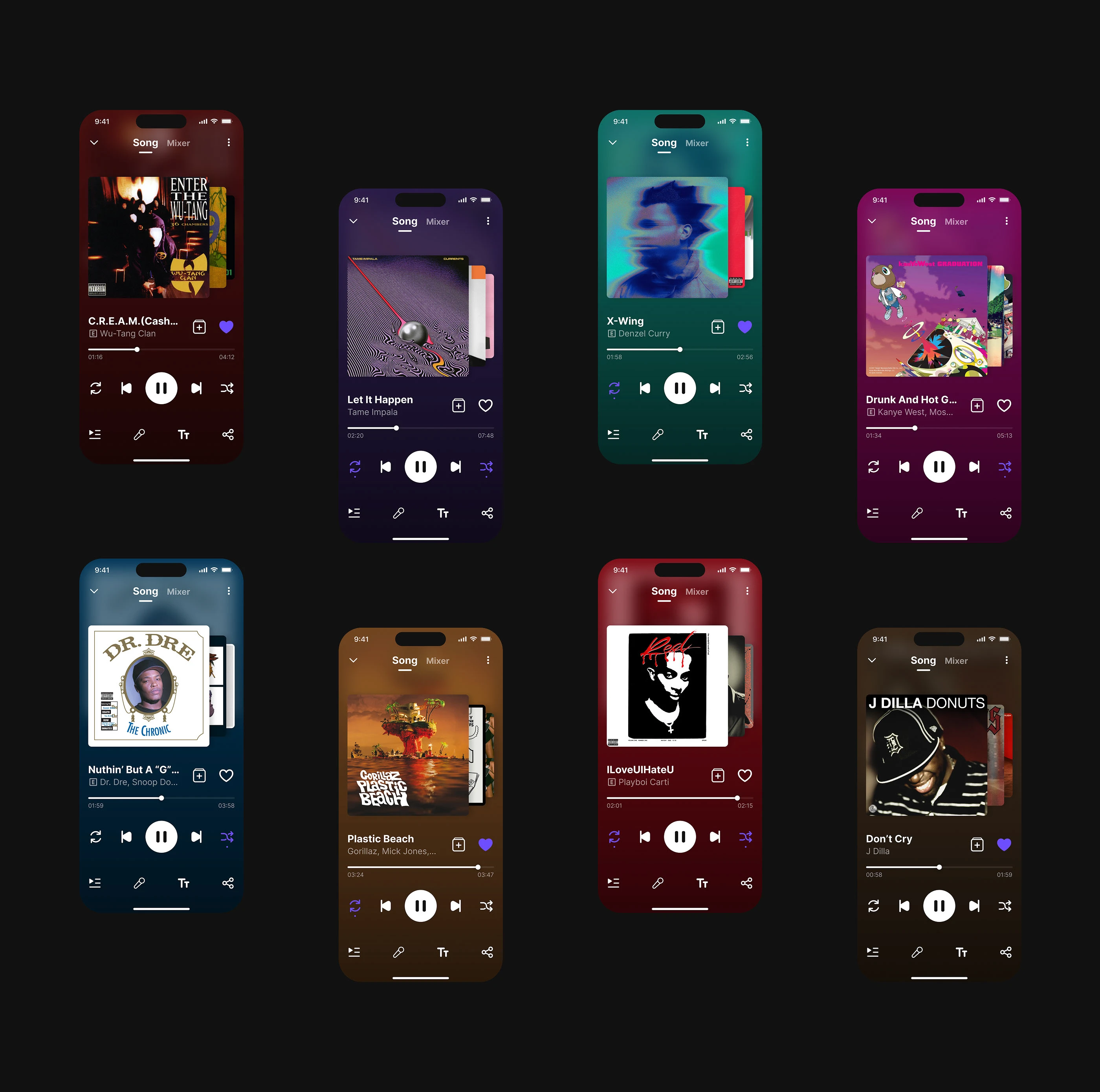 Sonler - music platform. UI/UX Design. — Изображение №17 — Интерфейсы на Dprofile