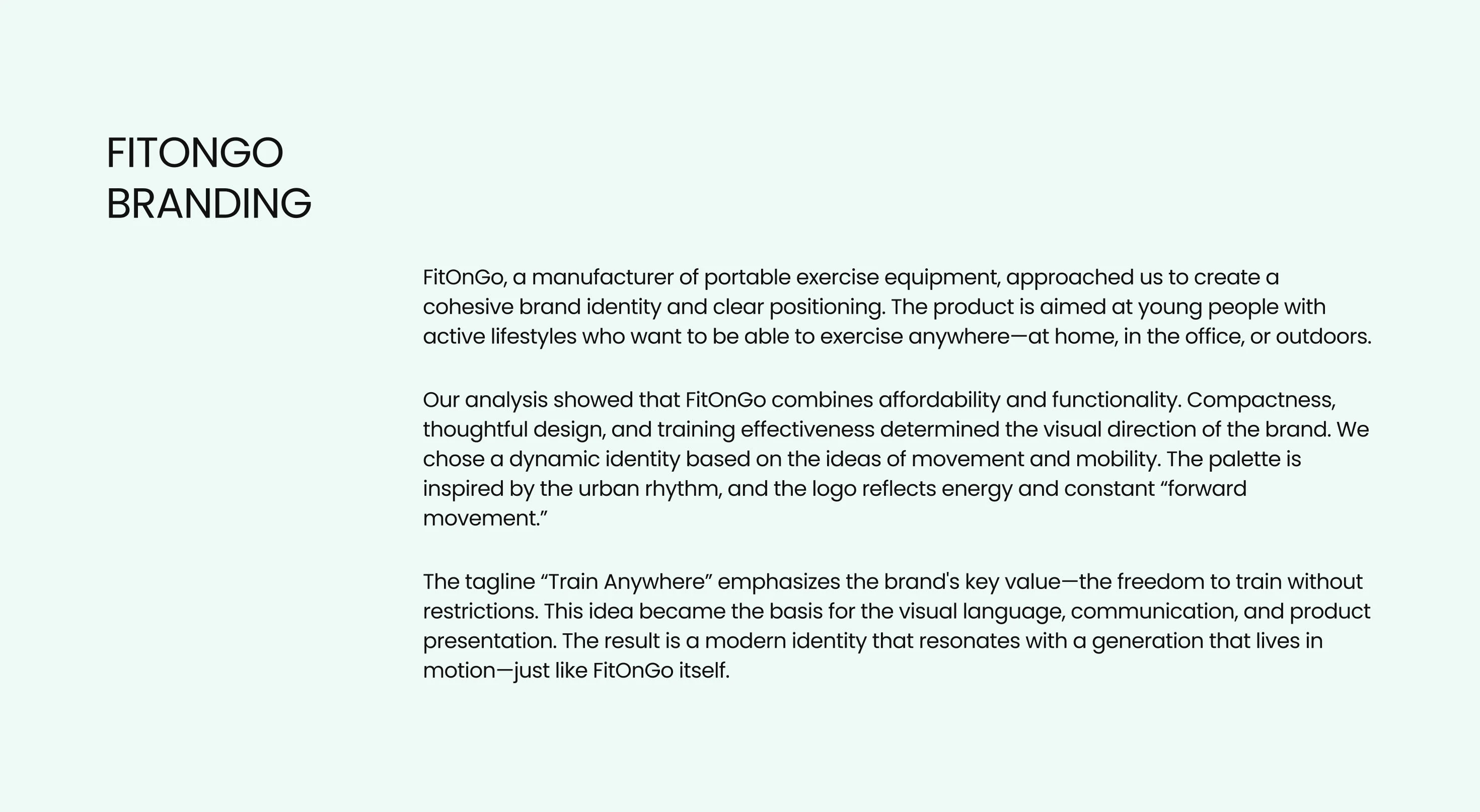 FitOnGo - branding. — Изображение №1 — Брендинг на Dprofile