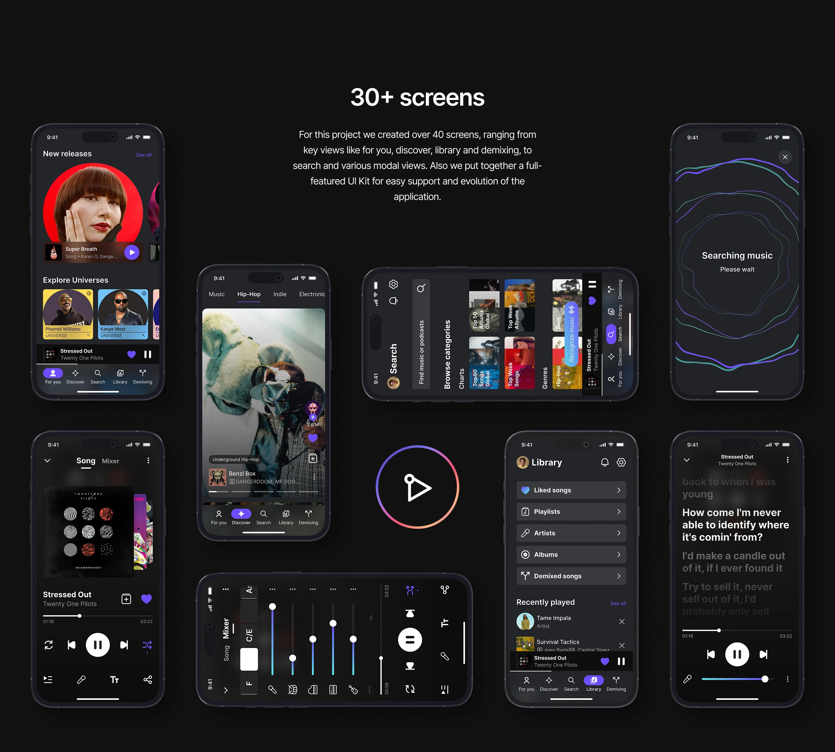 Sonler - music platform. UI/UX Design. — Изображение №20 — Интерфейсы на Dprofile