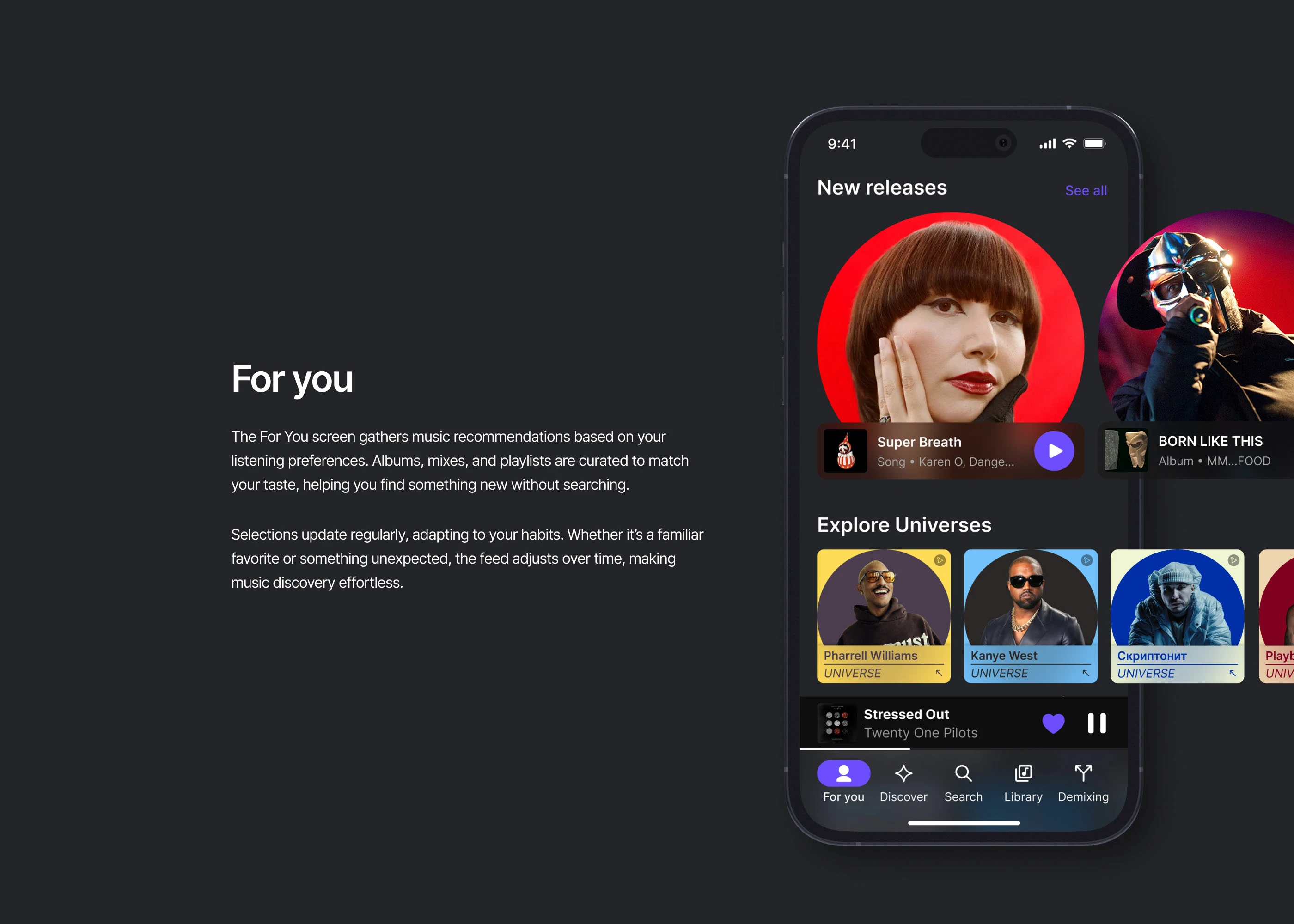 Sonler - music platform. UI/UX Design. — Изображение №7 — Интерфейсы на Dprofile