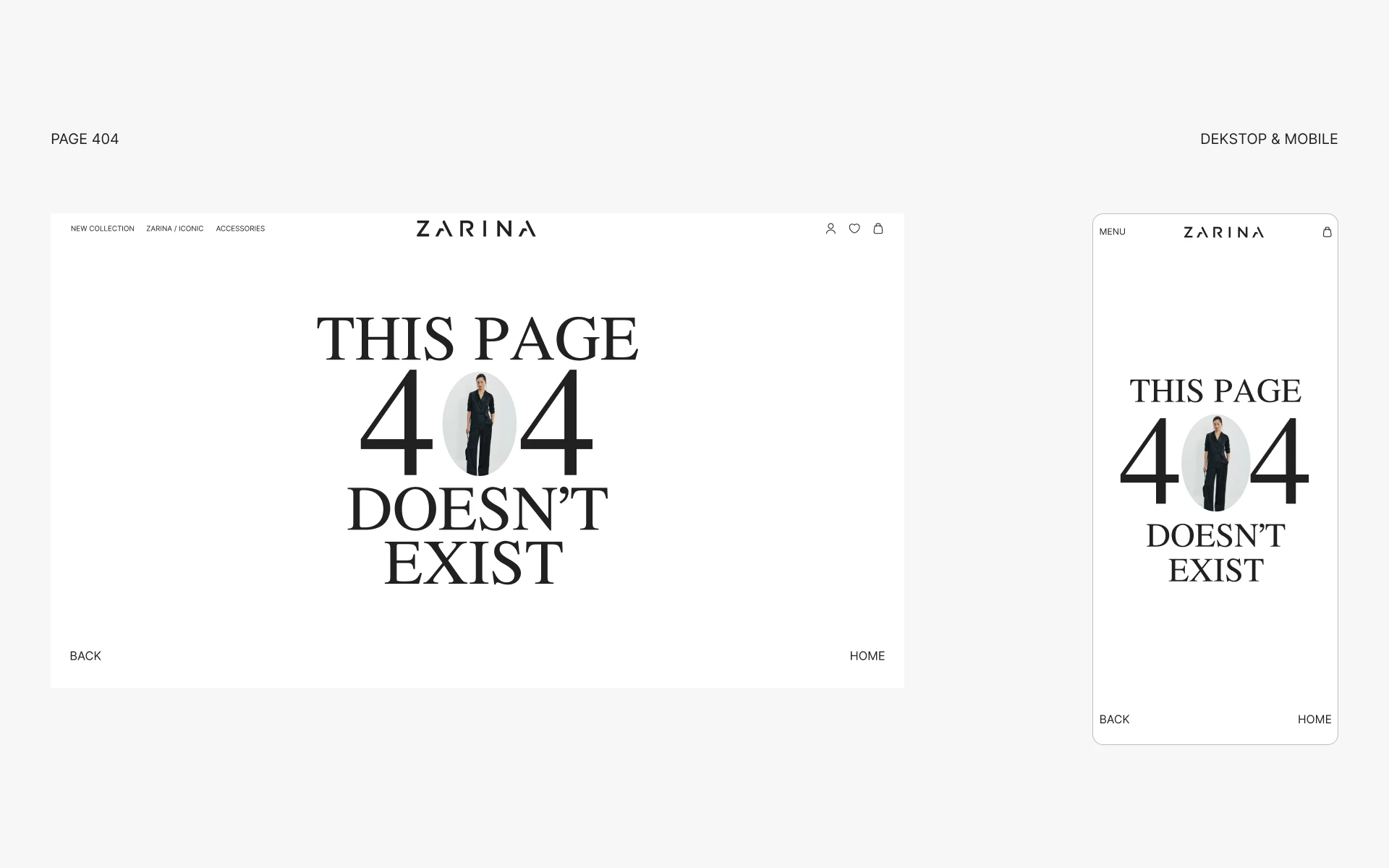 Интернет-магазин одежды ZARINA — Изображение №21 — Интерфейсы на Dprofile