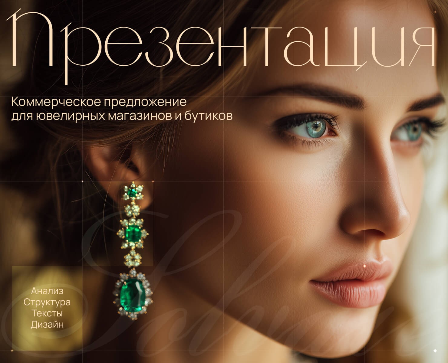 Презентация для ювелирного бренда на Dprofile