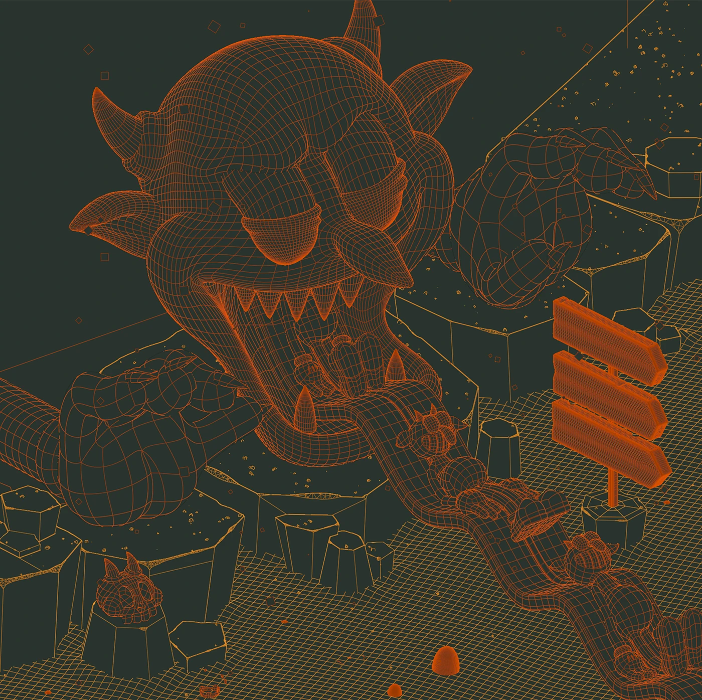 3D HellFluenser — Изображение №4 — Иллюстрация, 3D на Dprofile