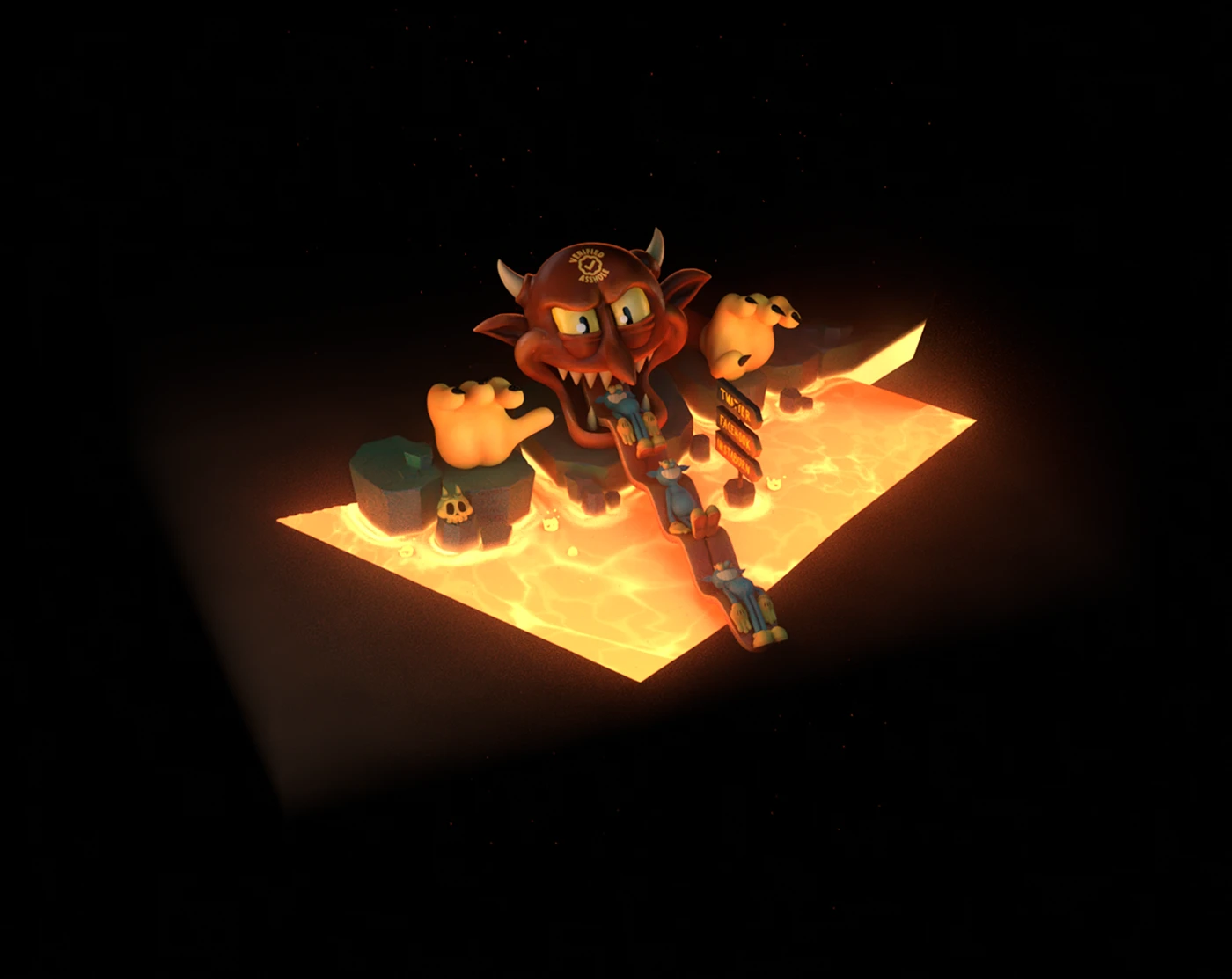 3D HellFluenser — Изображение №17 — Иллюстрация, 3D на Dprofile