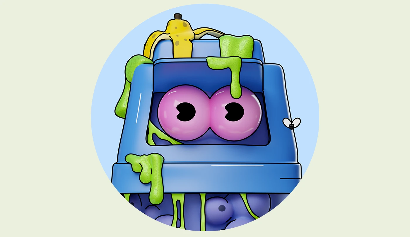 3D Garbage Friend — Изображение №7 — Иллюстрация, 3D на Dprofile