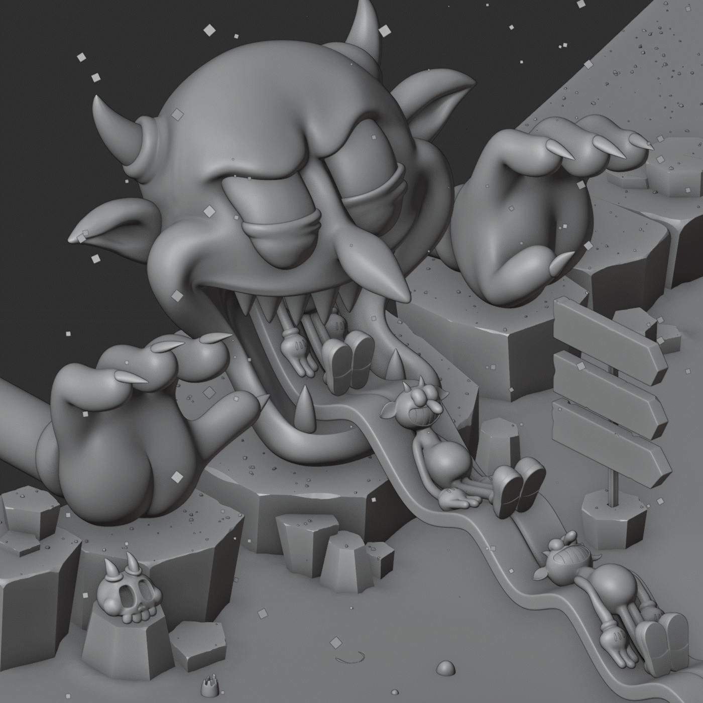 3D HellFluenser — Изображение №13 — Иллюстрация, 3D на Dprofile