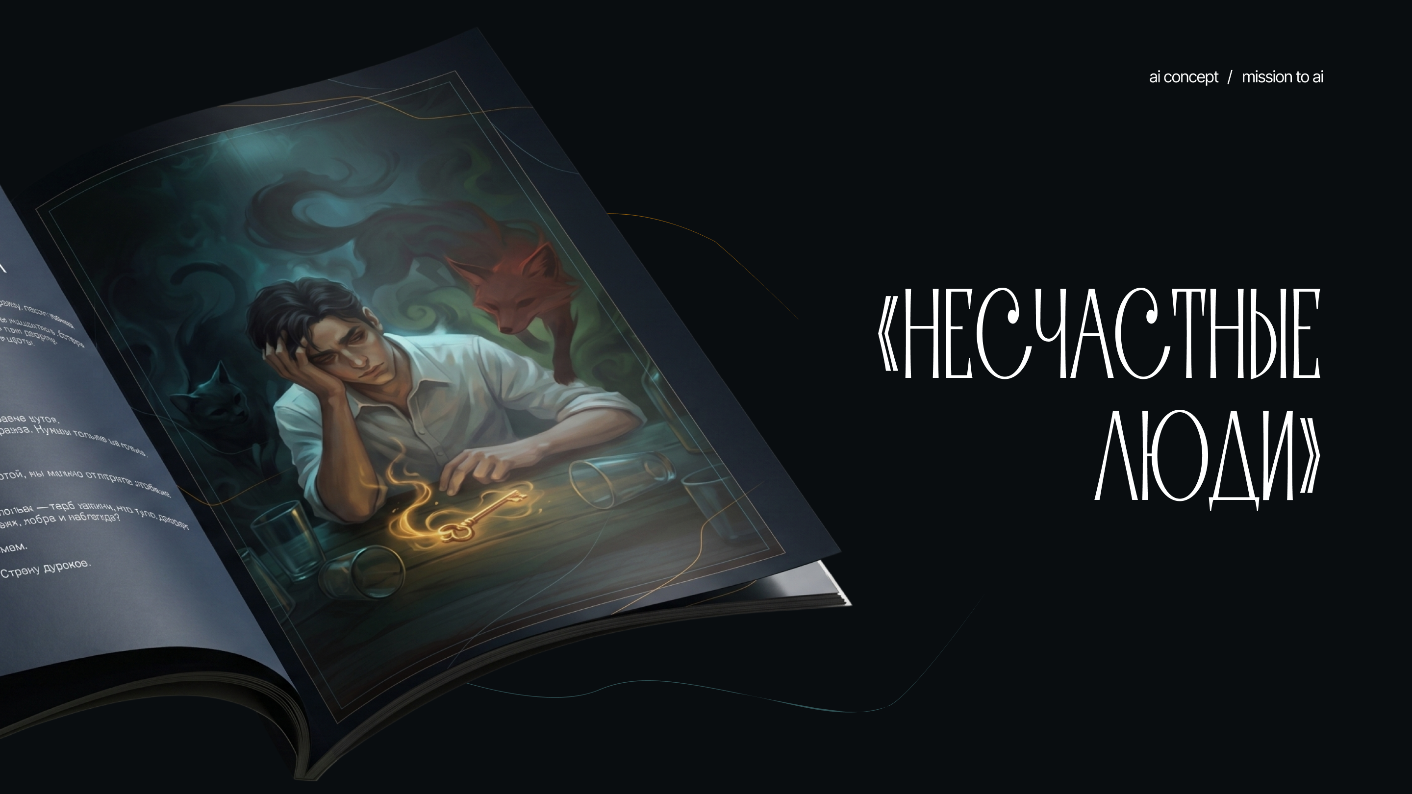 «НЕСЧАСТНЫЕ ЛЮДИ» ЛСП // Книга-треклист альбома — Изображение №1 — Брендинг, Нейро на Dprofile