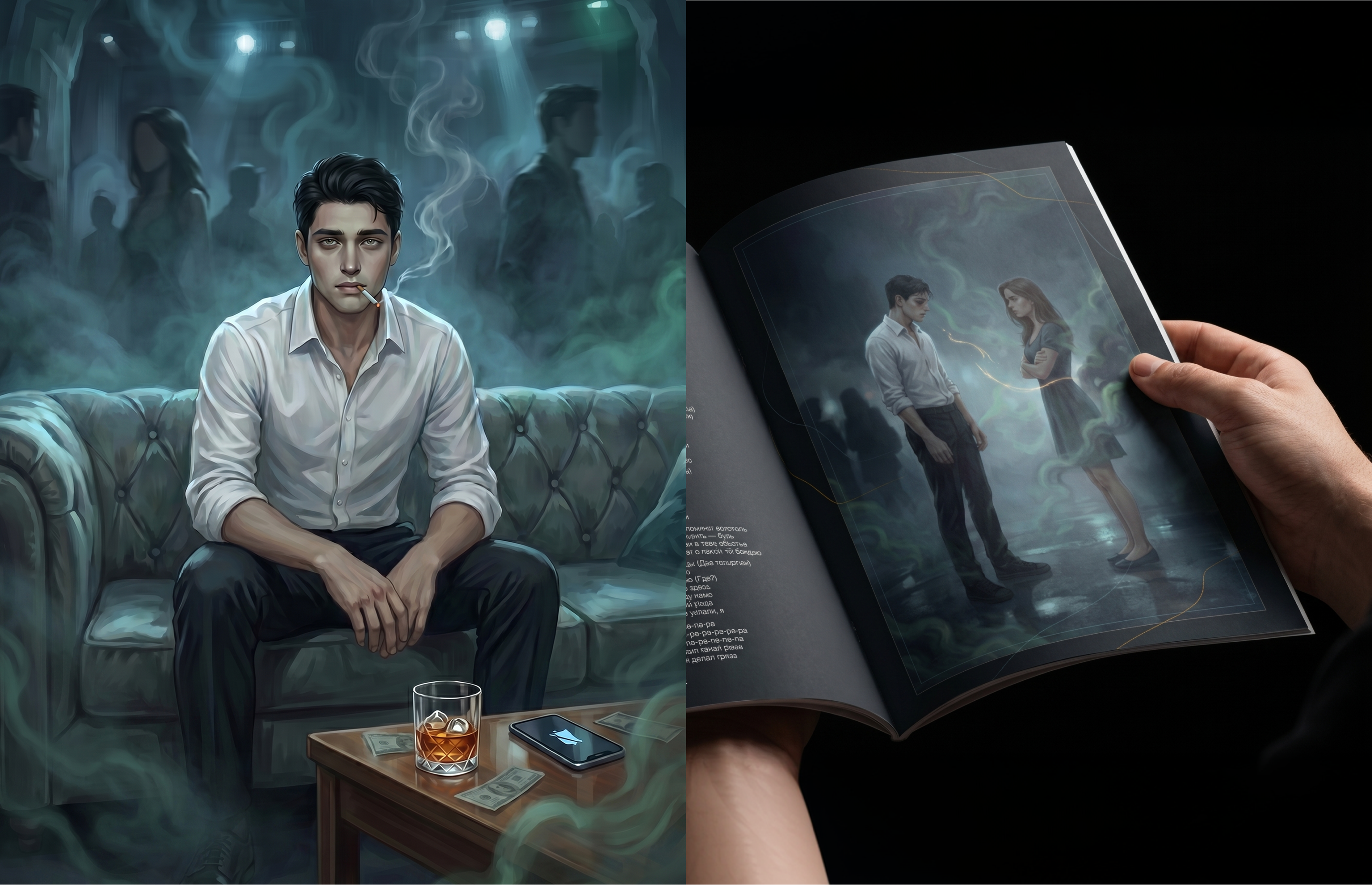 «НЕСЧАСТНЫЕ ЛЮДИ» ЛСП // Книга-треклист альбома — Изображение №4 — Брендинг, Нейро на Dprofile