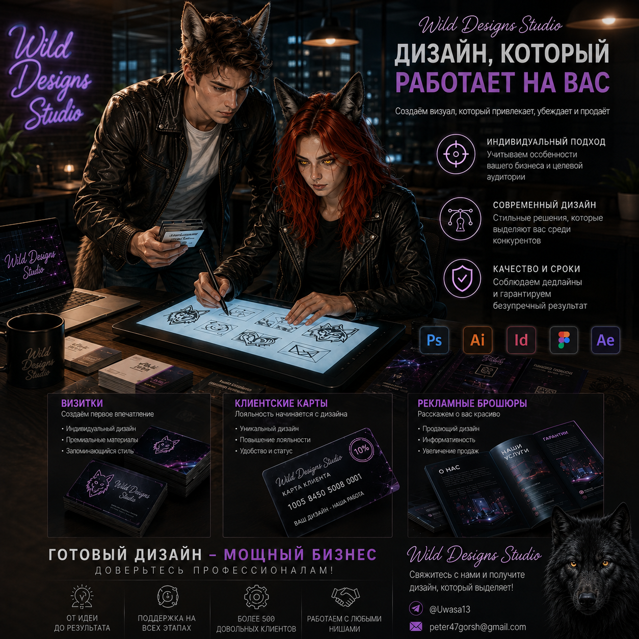 Визитки — Изображение №1 — Промдизайн на Dprofile