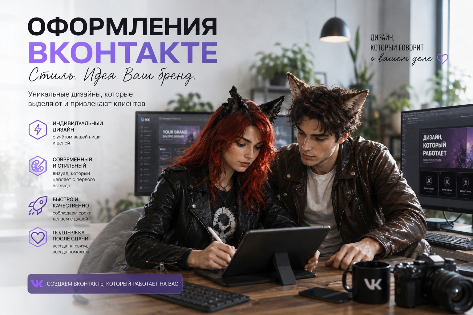 Оформления сообщество ВК — Изображение №1 — Графика на Dprofile
