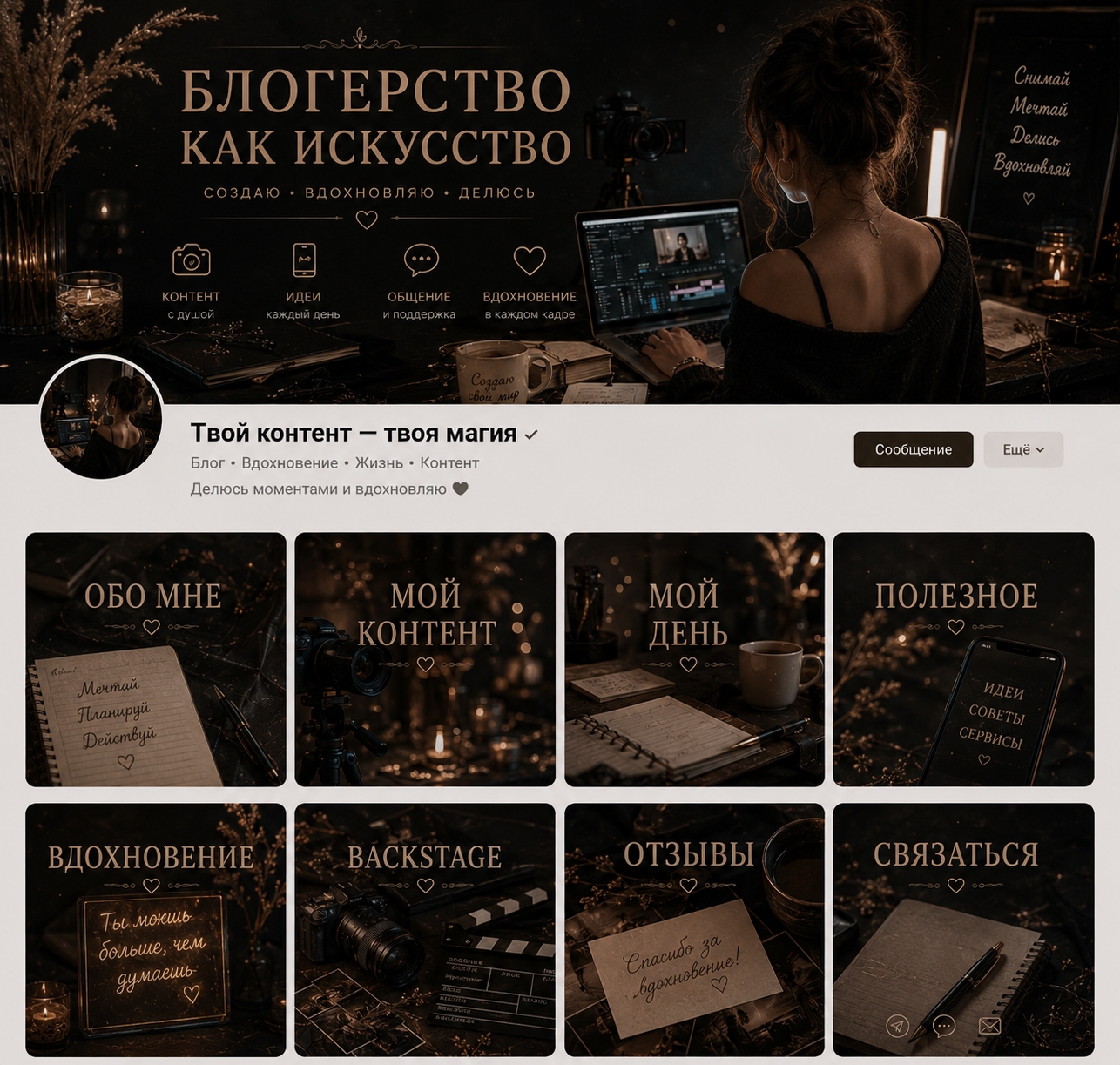 Оформления сообщество ВК — Изображение №3 — Графика на Dprofile