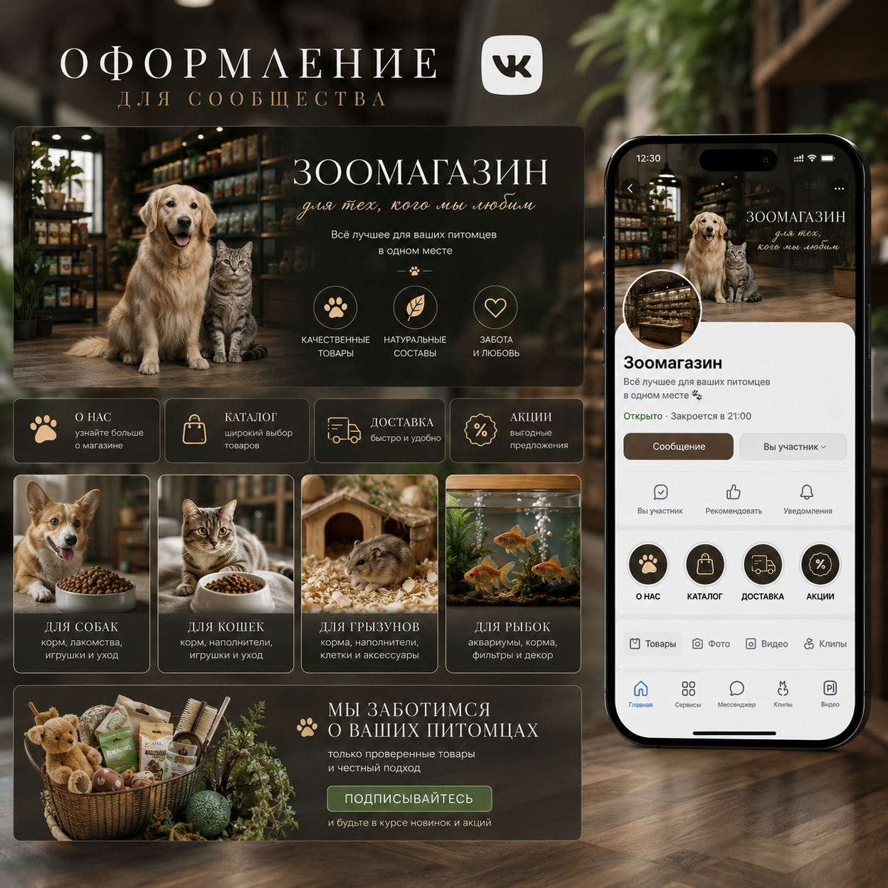 Оформления сообщество ВК — Изображение №5 — Графика на Dprofile