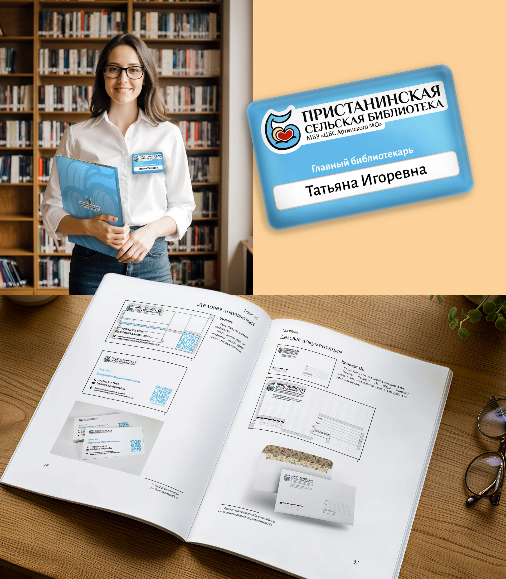 Brand Identity library | Фирменный стиль библиотеки — Изображение №4 — Брендинг, Иллюстрация на Dprofile
