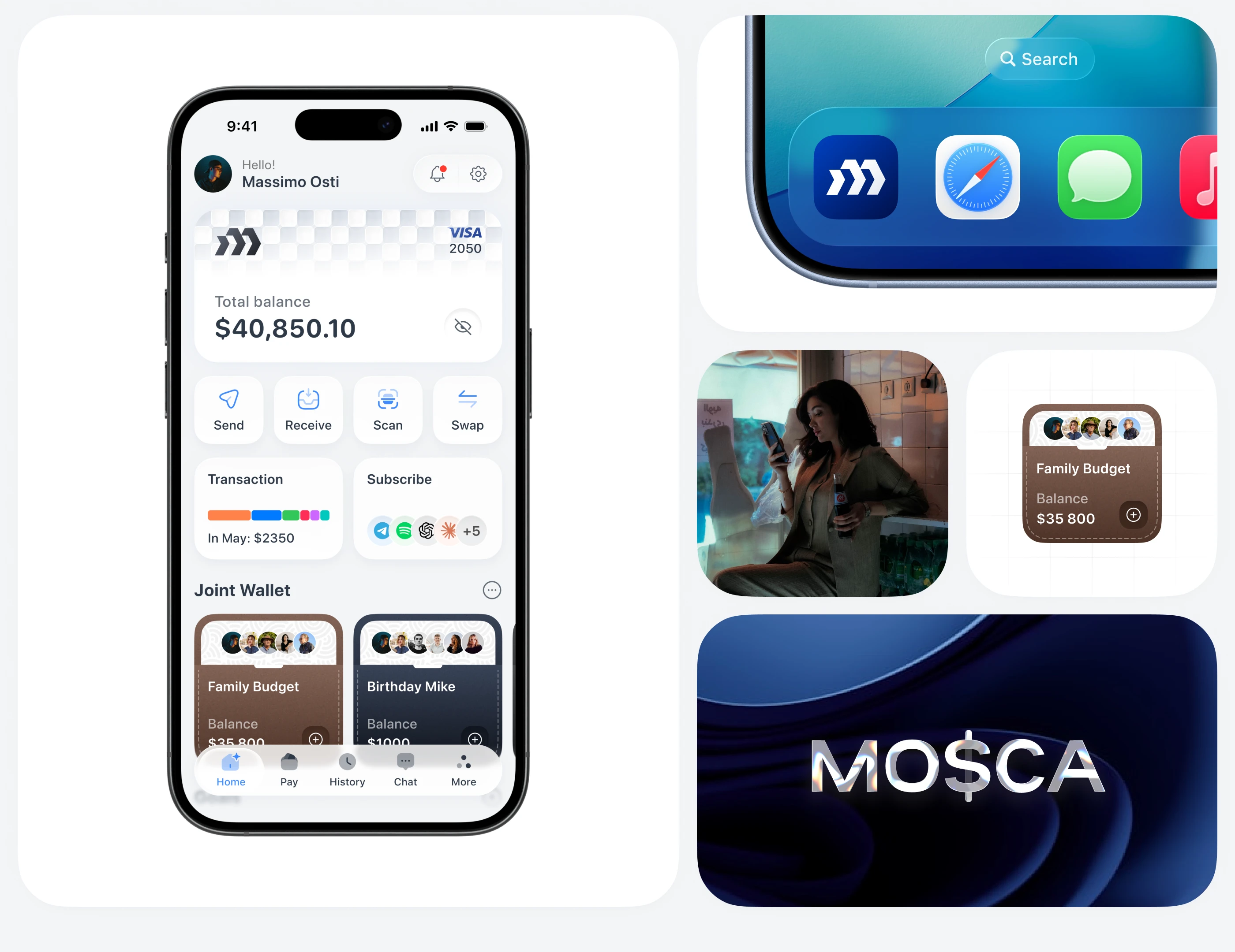 Mosca | Digital Banking & Personal Finance App — Изображение №3 — Интерфейсы на Dprofile