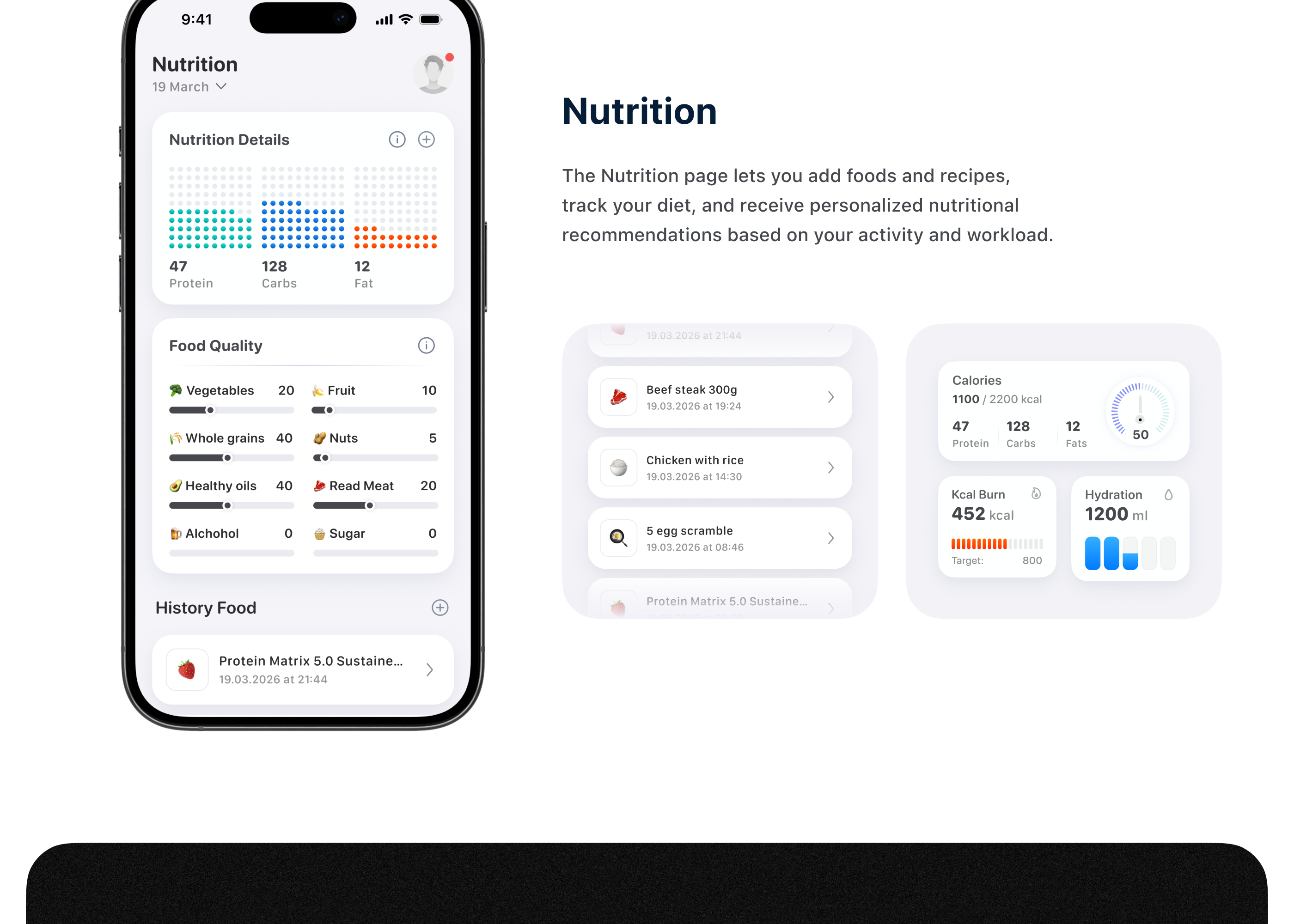 Body Flow | Health and Fitness Tracker — Изображение №7 — Интерфейсы на Dprofile
