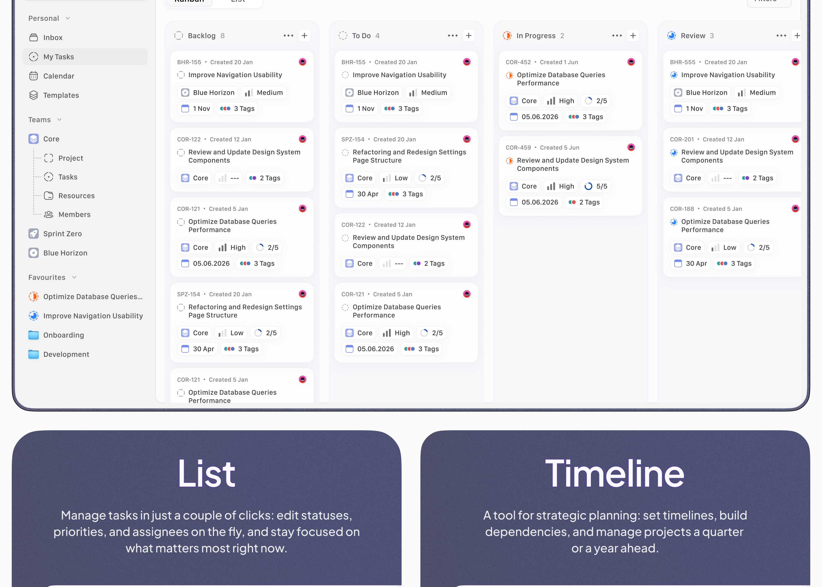Project Manager Platform — Изображение №3 — Интерфейсы на Dprofile