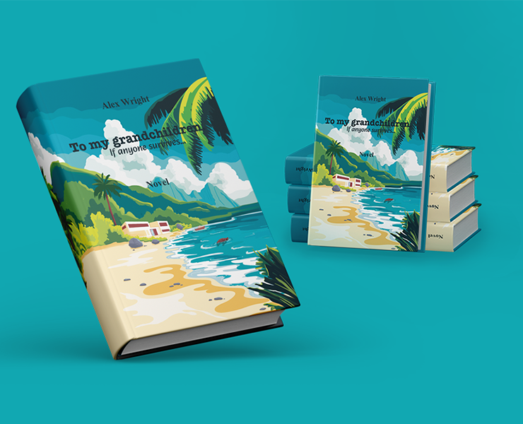 Книжная обложка для романа на Dprofile