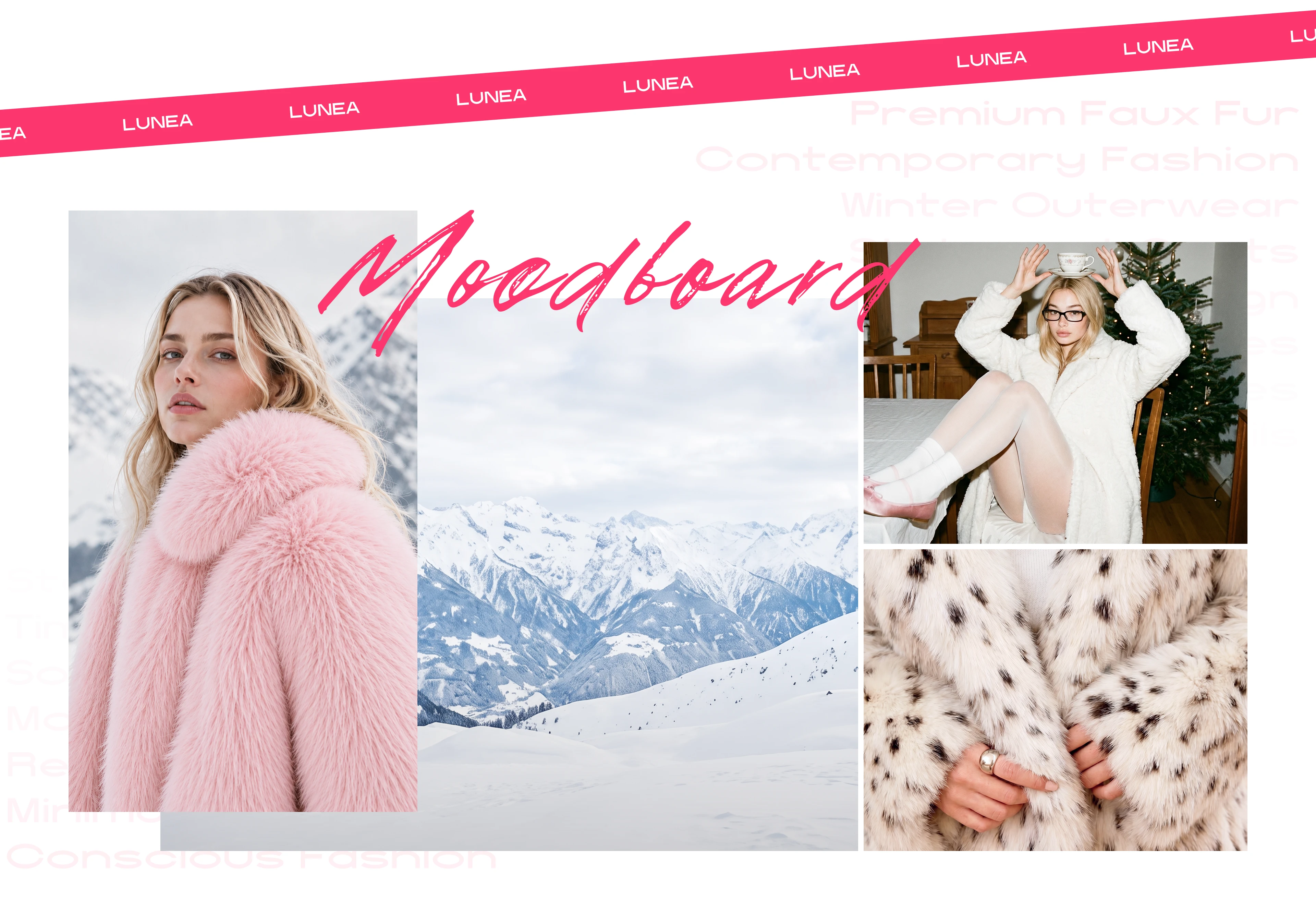 LÚNEA — Premium Faux Fur Fashion E-commerce — Изображение №3 — Интерфейсы, Нейро на Dprofile