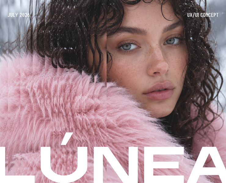 LÚNEA — Premium Faux Fur Fashion E-commerce на Dprofile