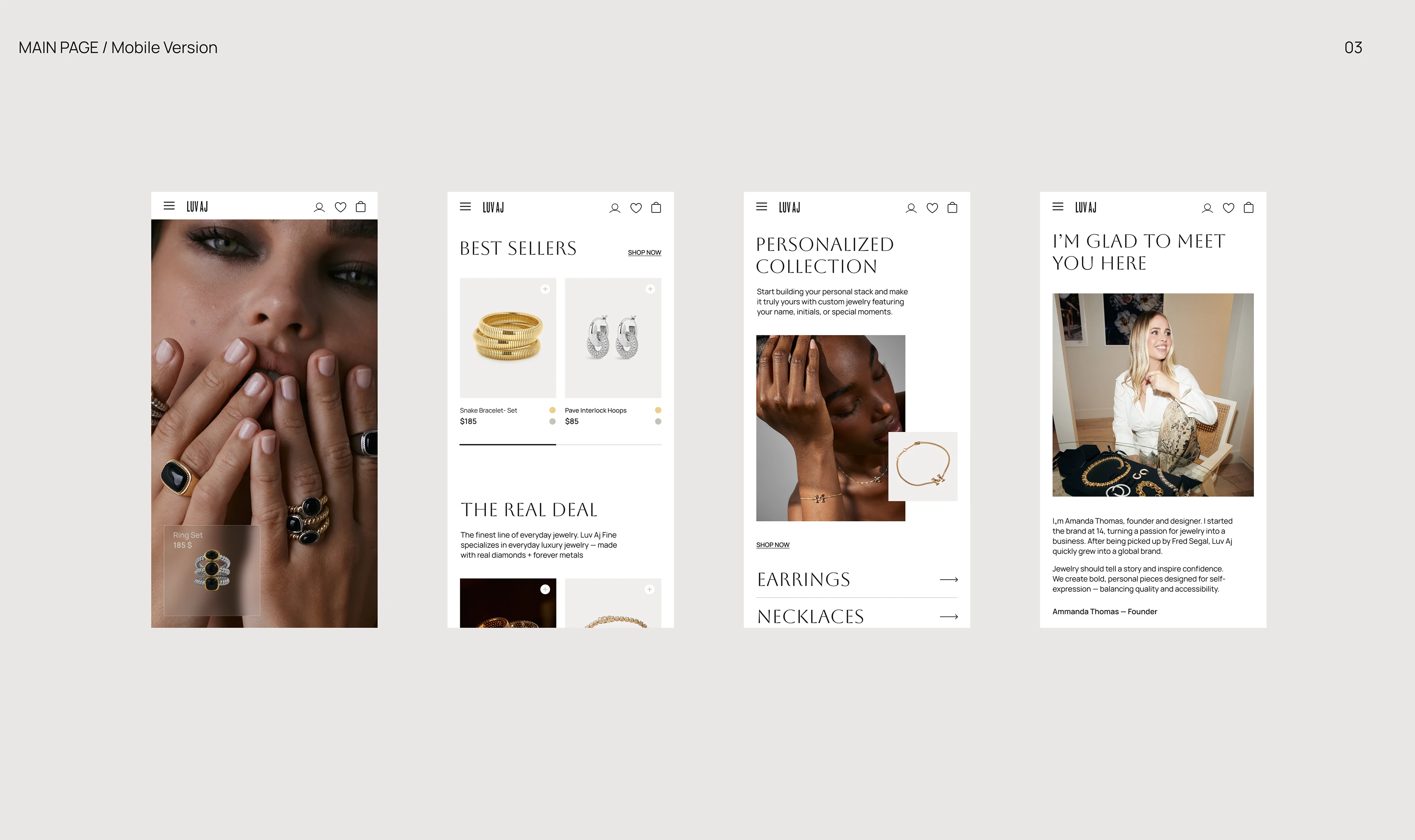 LUV AG | Fashion E-commerce Concept | UI/UX — Изображение №4 — Интерфейсы на Dprofile