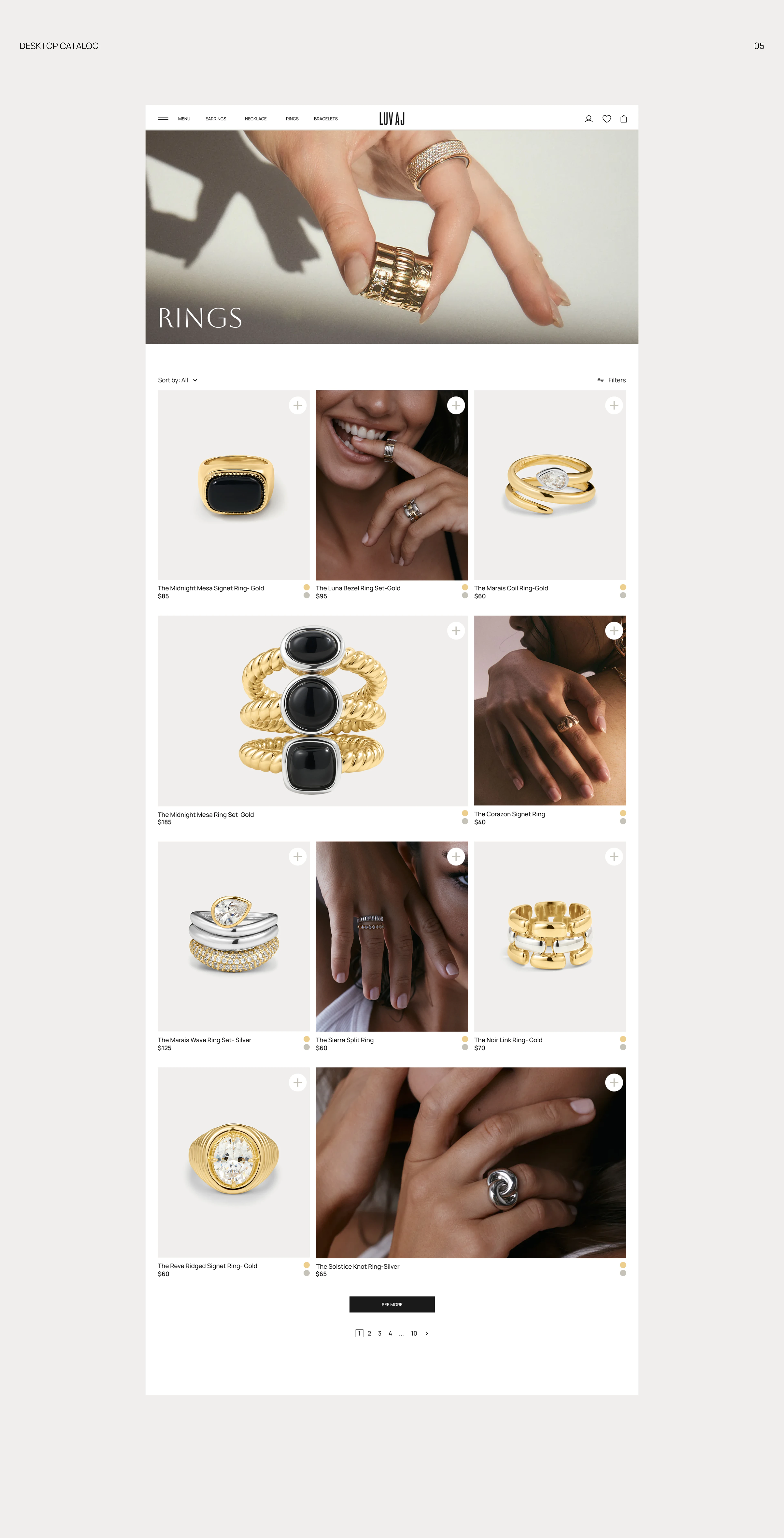 LUV AG | Fashion E-commerce Concept | UI/UX — Изображение №8 — Интерфейсы на Dprofile