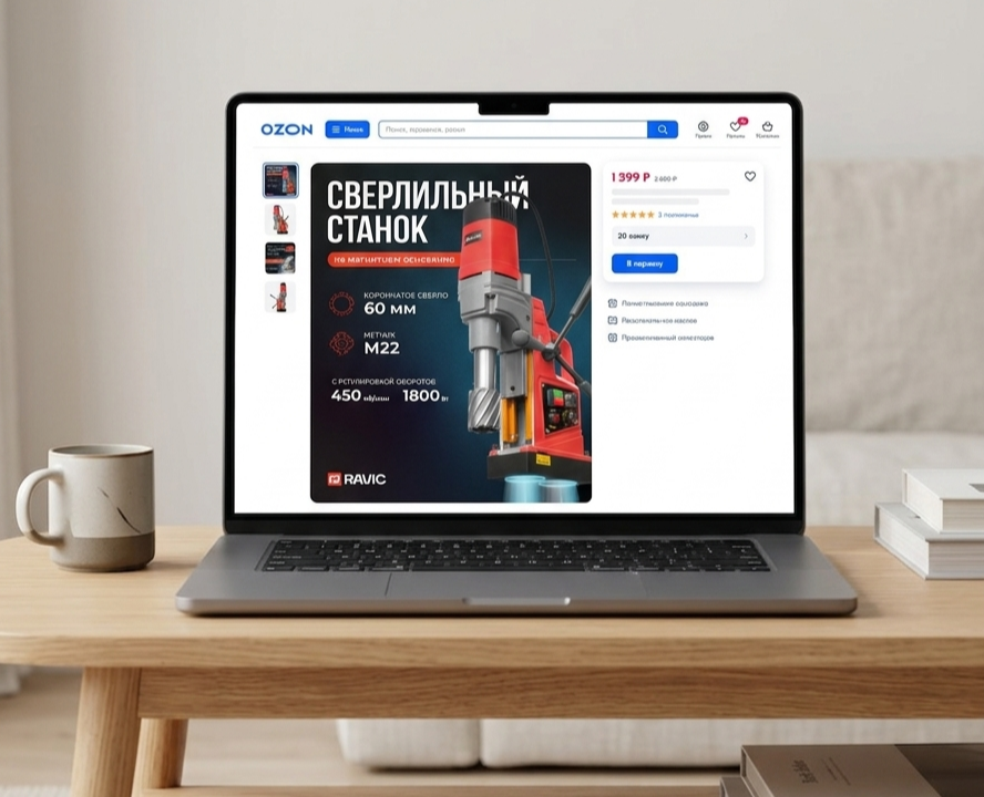 Карточка для OZON и WB — Графика на Dprofile