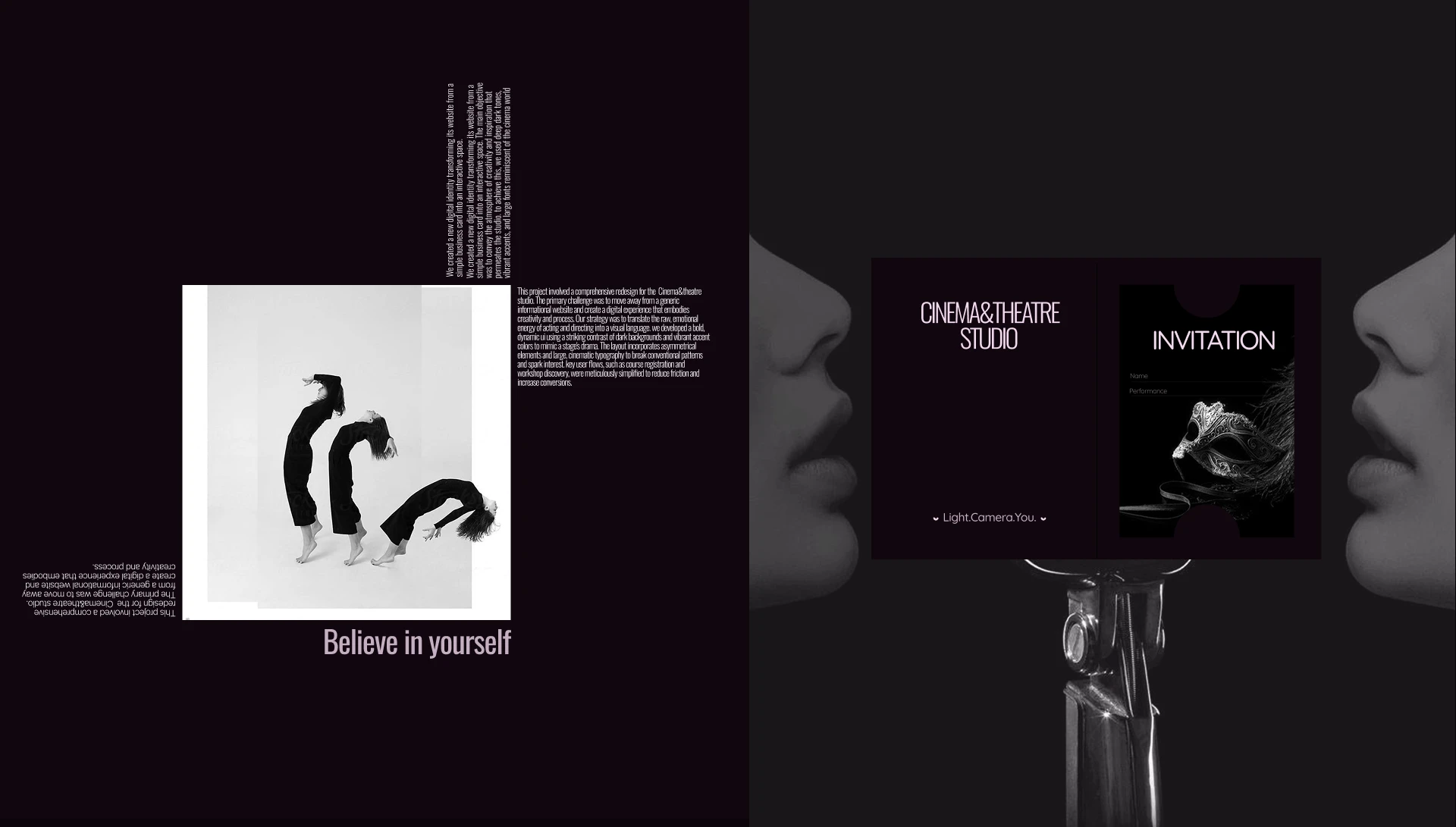 Cinema&Theatre studio — Изображение №9 — Интерфейсы, Брендинг на Dprofile