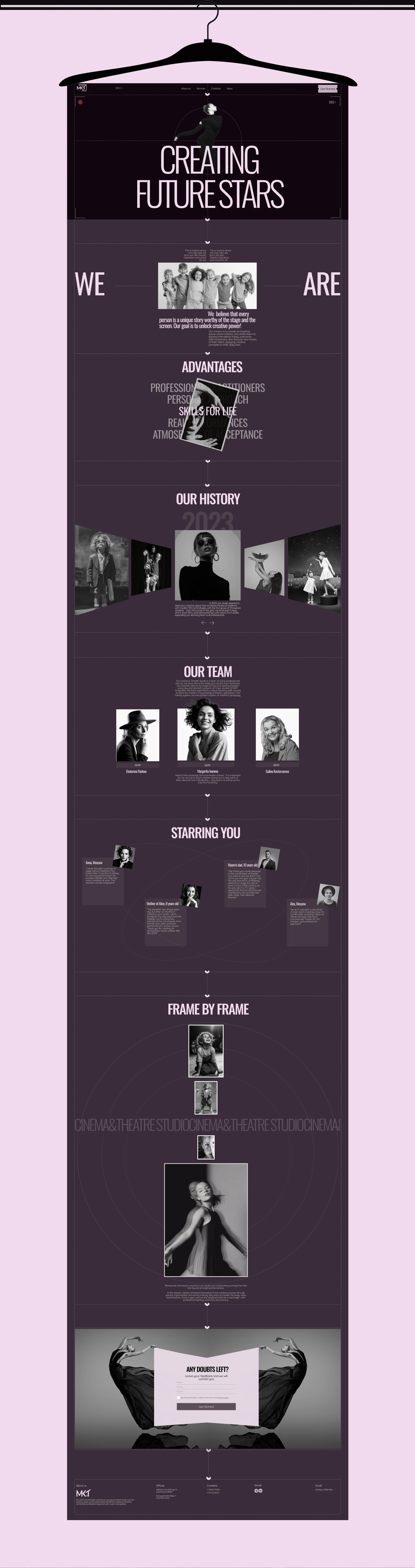 Cinema&Theatre studio — Изображение №2 — Интерфейсы, Брендинг на Dprofile