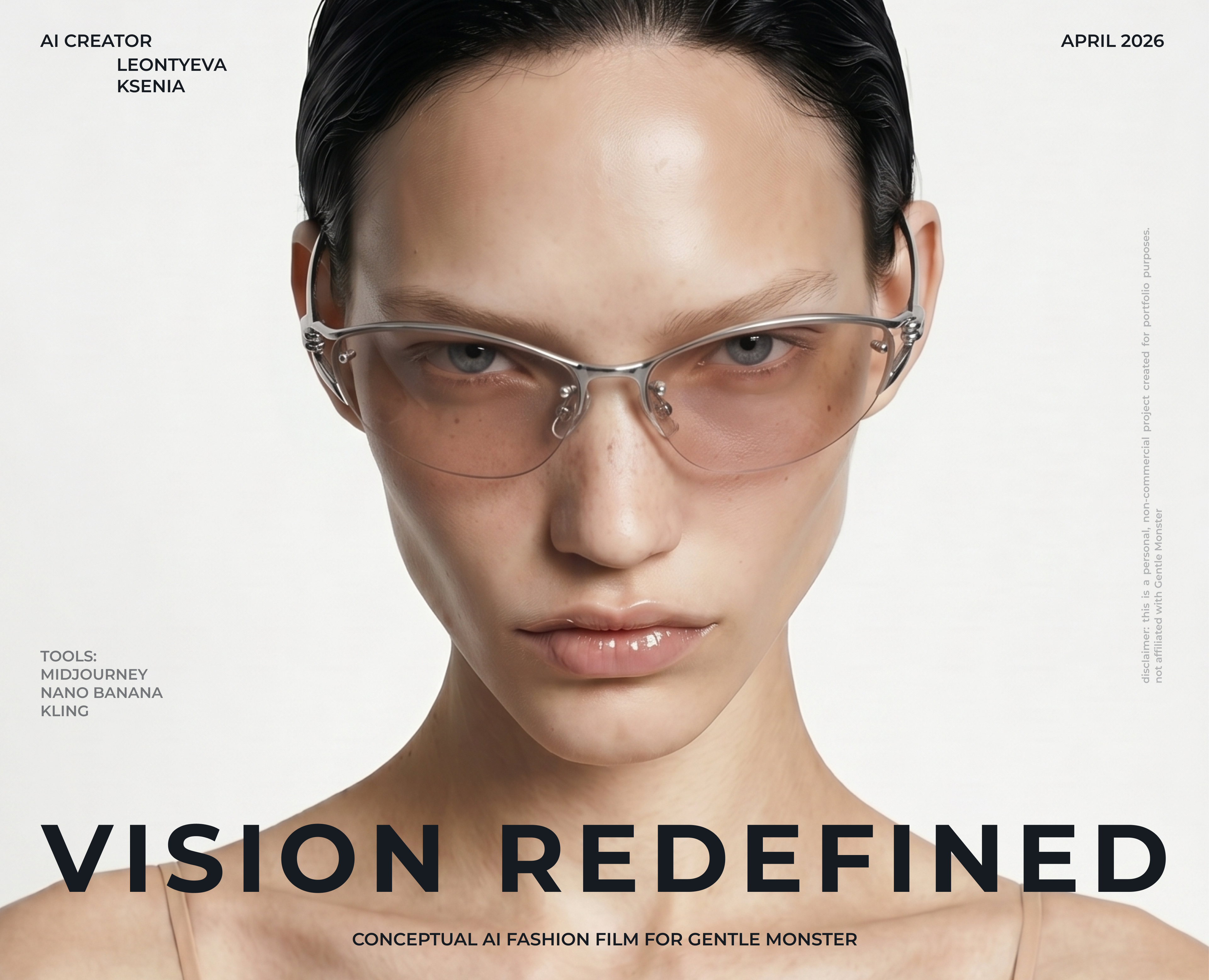 Gentle Monster | AI Fashion Film — Нейро на Dprofile