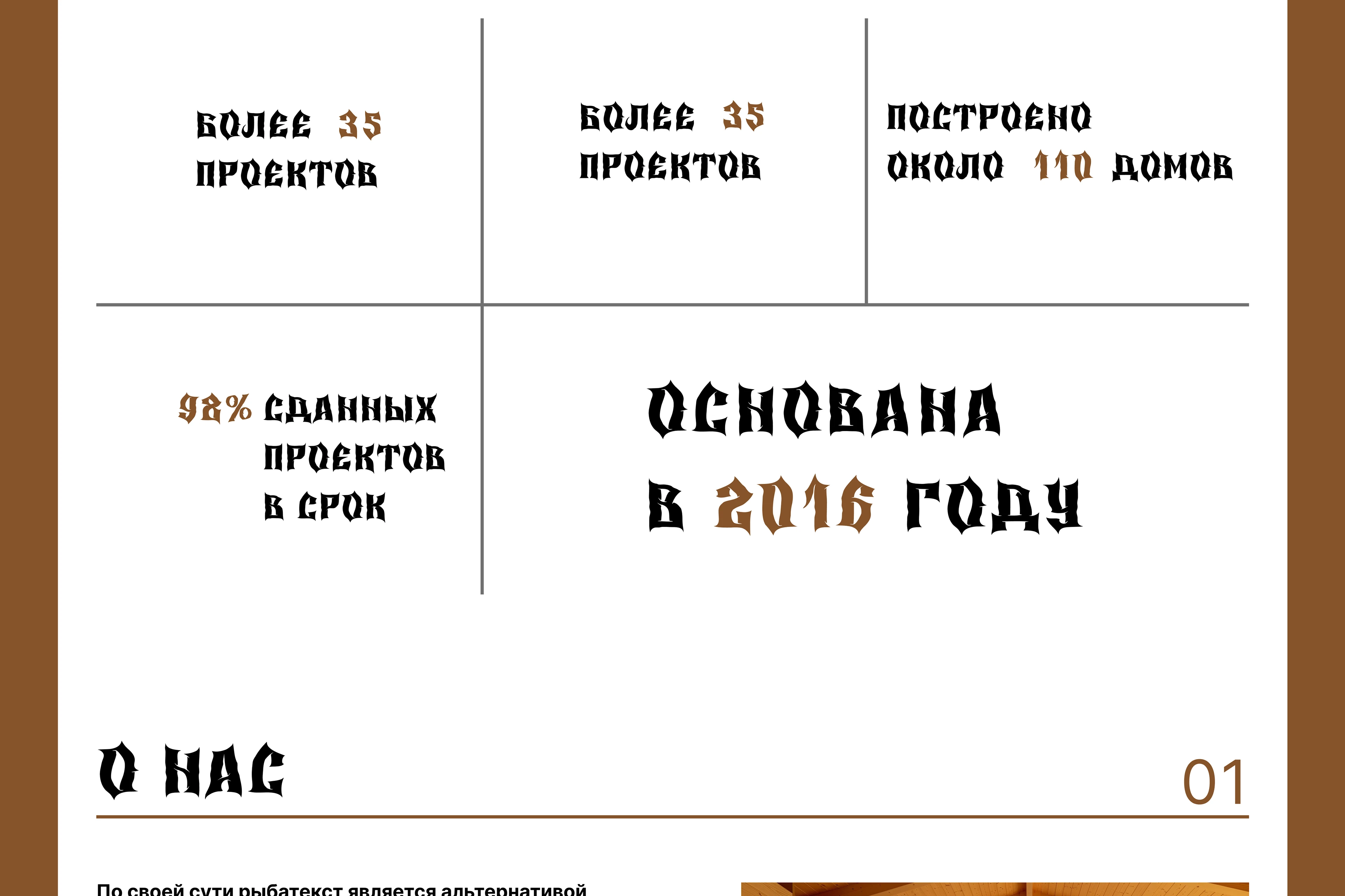 Дизайн лендинга для бизнеса. Премиальные дома из бруса — Изображение №5 — Интерфейсы, Брендинг на Dprofile