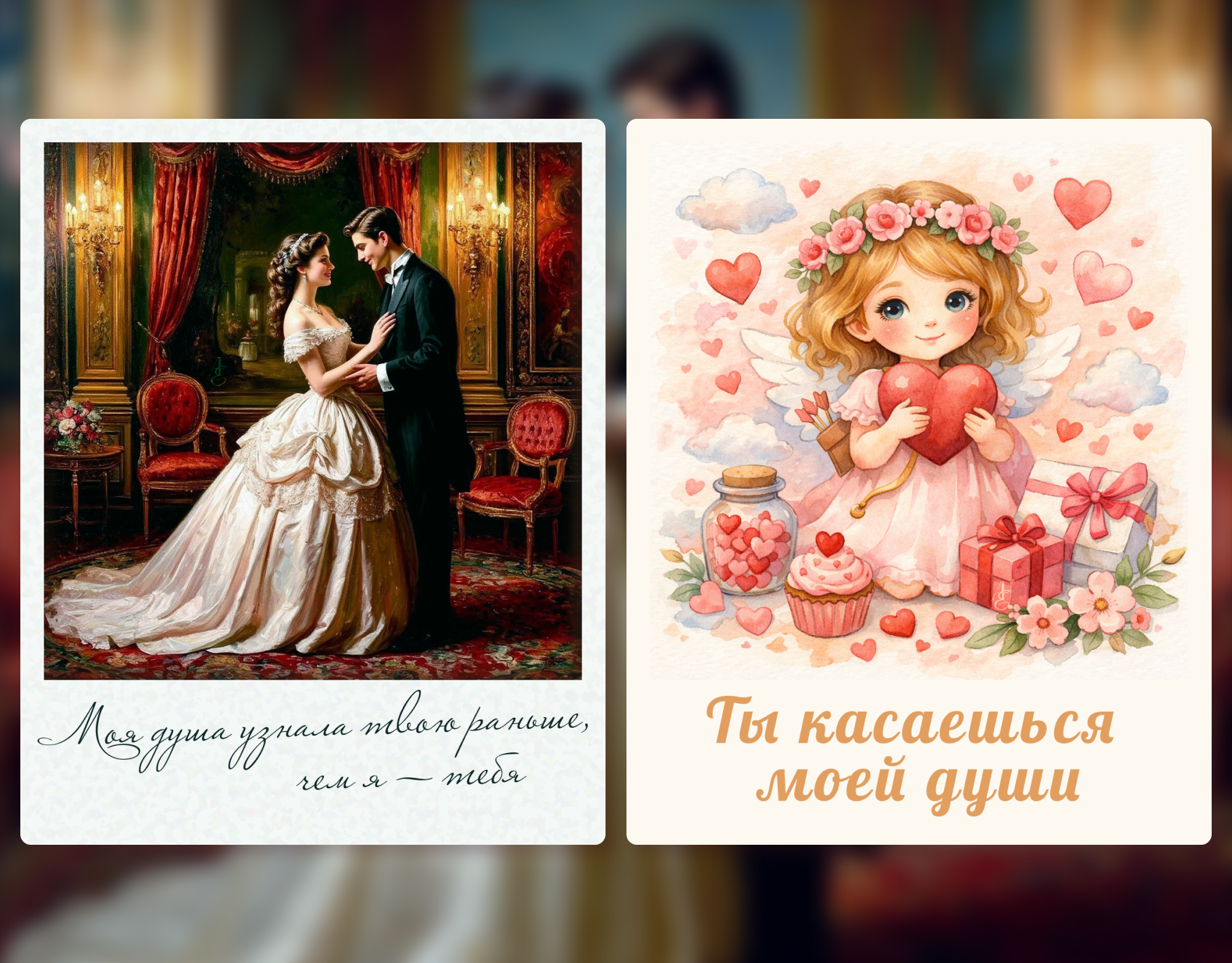 Открытки ко дню Влюбленных — Изображение №5 — Иллюстрация, Нейро на Dprofile