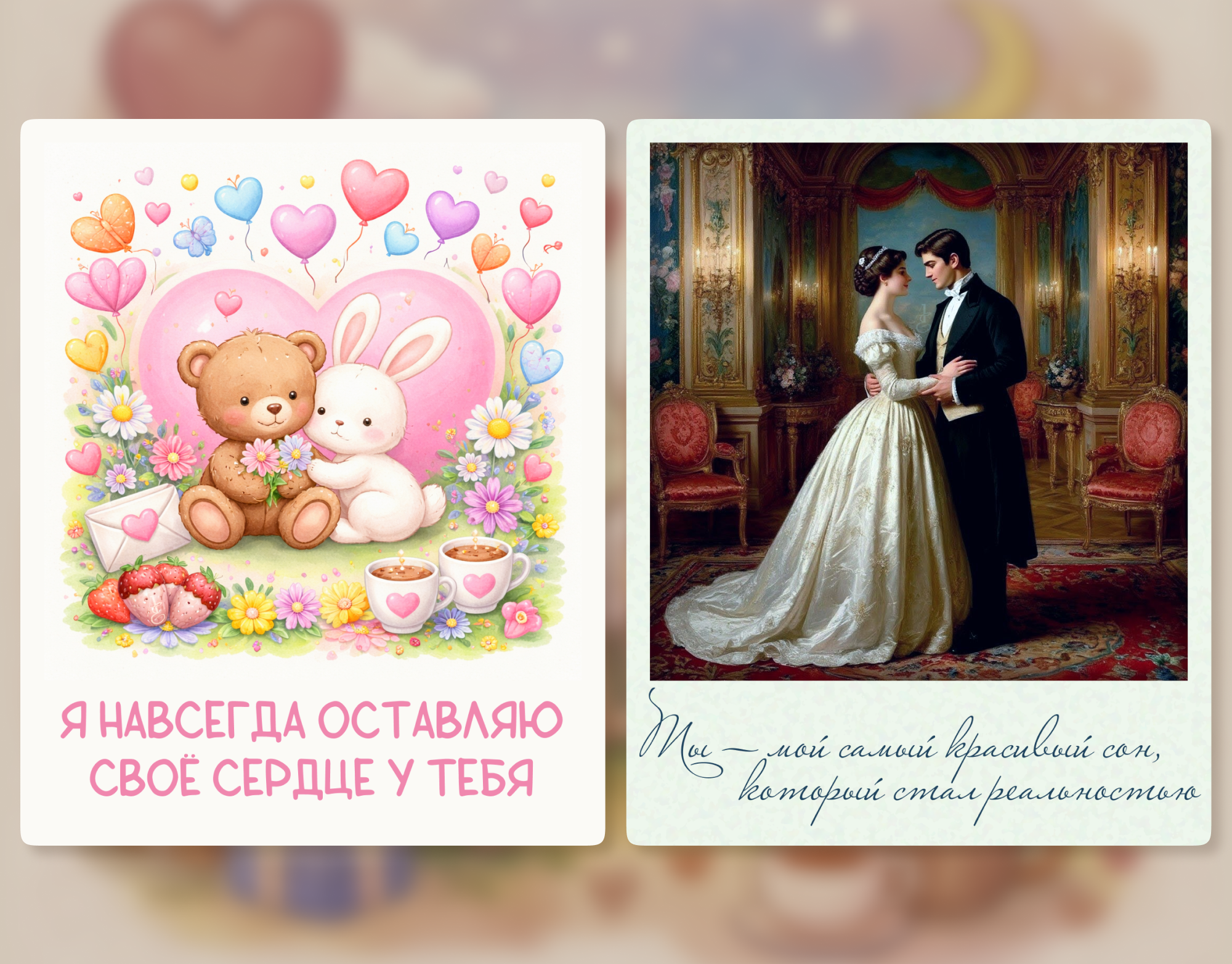 Открытки ко дню Влюбленных — Изображение №4 — Иллюстрация, Нейро на Dprofile