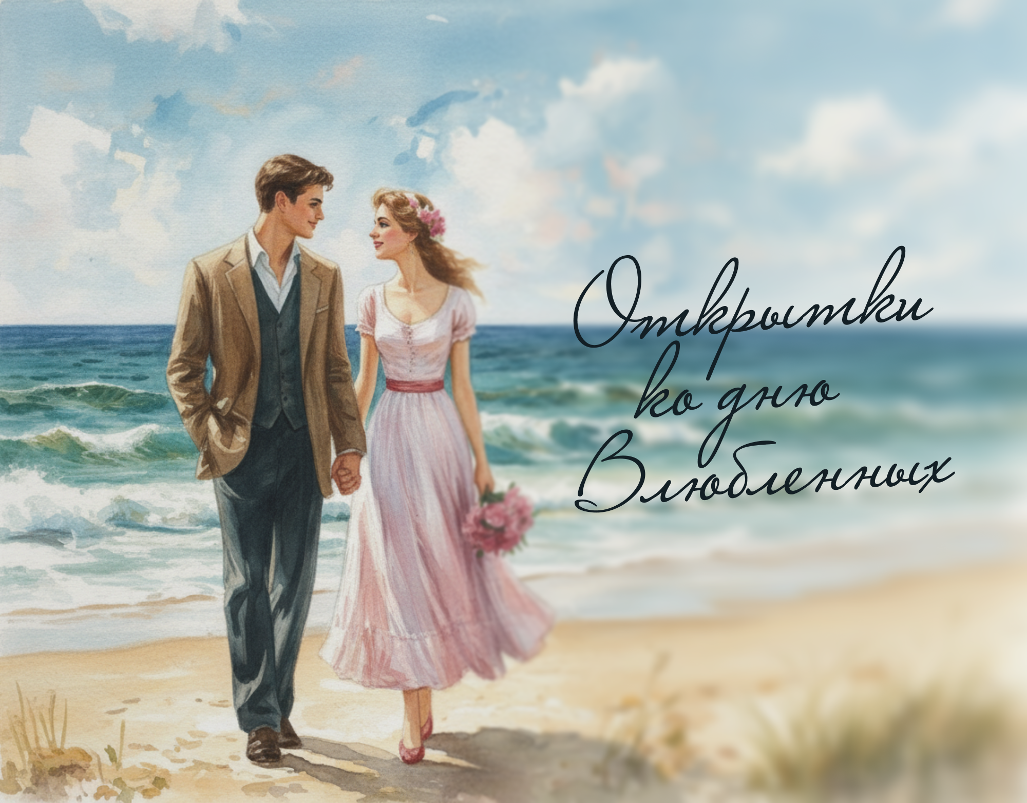 Открытки ко дню Влюбленных — Изображение №1 — Иллюстрация, Нейро на Dprofile