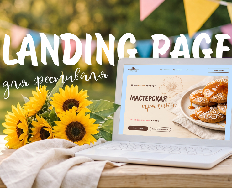 Лендинг | фестиваль Мастерская пряника | Web Design — Интерфейсы, Нейро на Dprofile