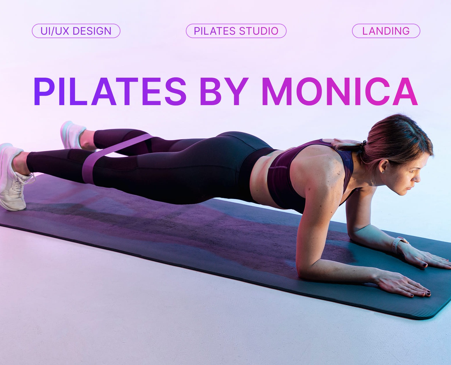 MONICA PILATES | СТУДИЯ ПИЛАТЕСА | LANDING на Dprofile
