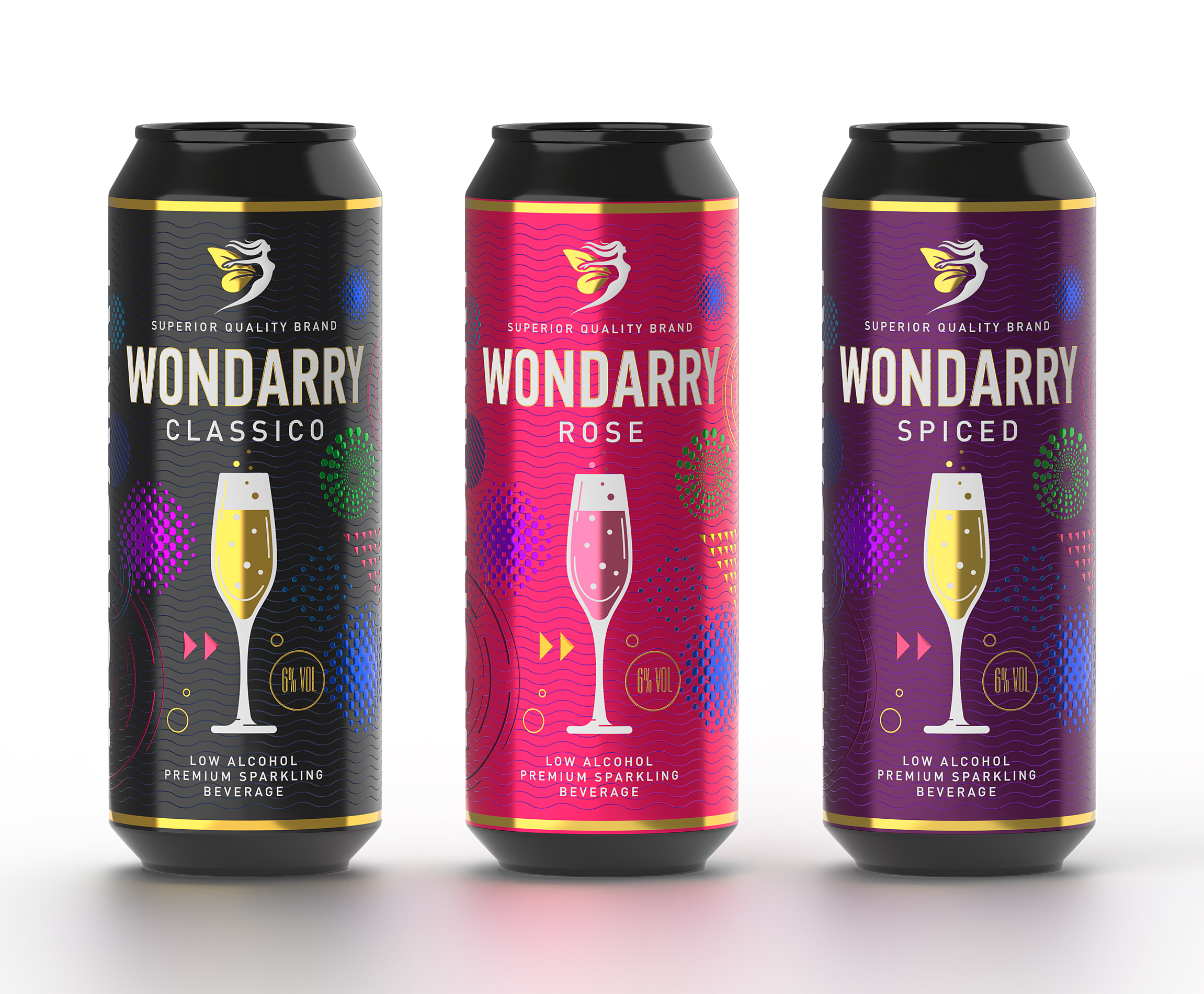Слабо-алкогольные коктейли "Wondarry" — Изображение №1 — Брендинг, Промдизайн на Dprofile