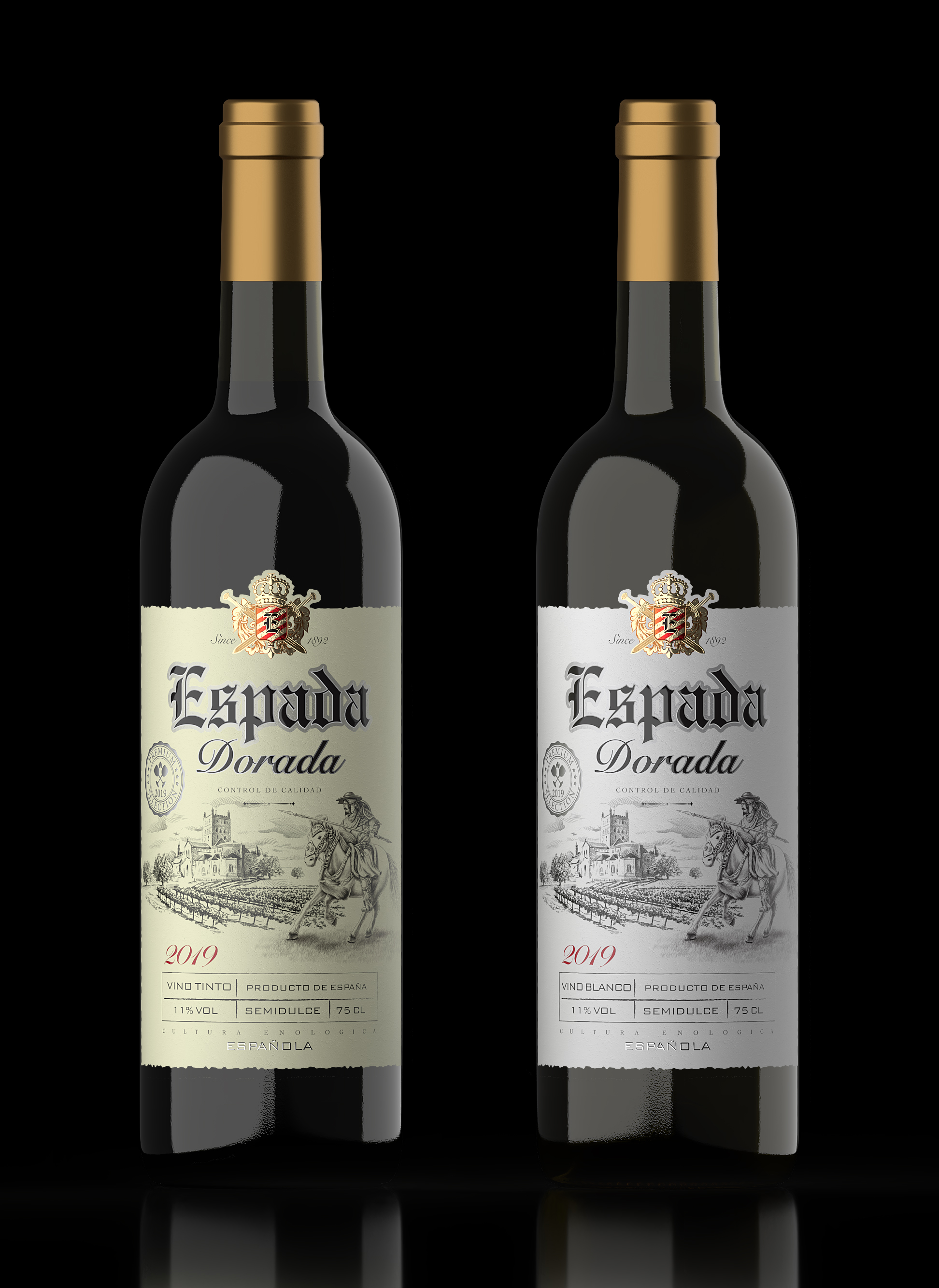 Испанское вино Espada Dorada — Изображение №3 — Брендинг, Промдизайн на Dprofile