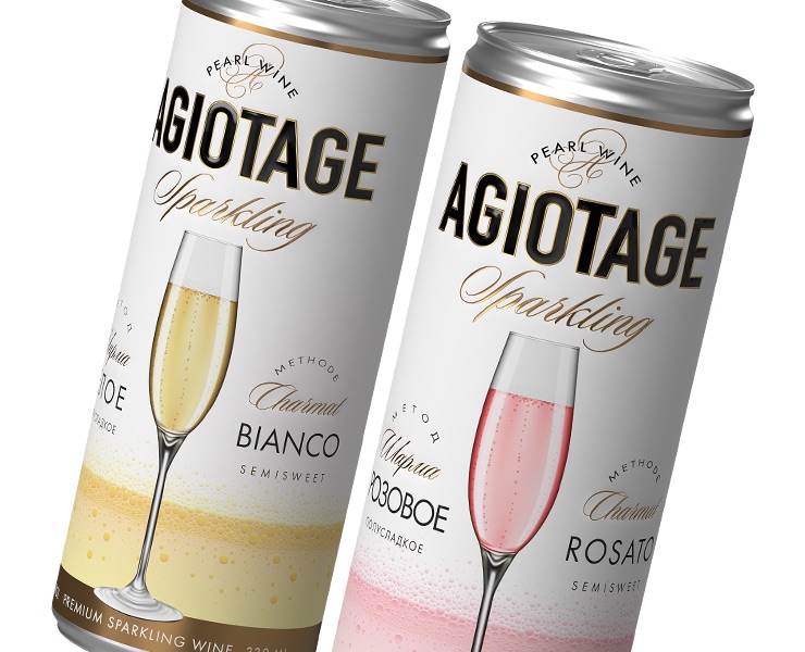 Игристое вино "Agiotage" — Брендинг, Промдизайн на Dprofile