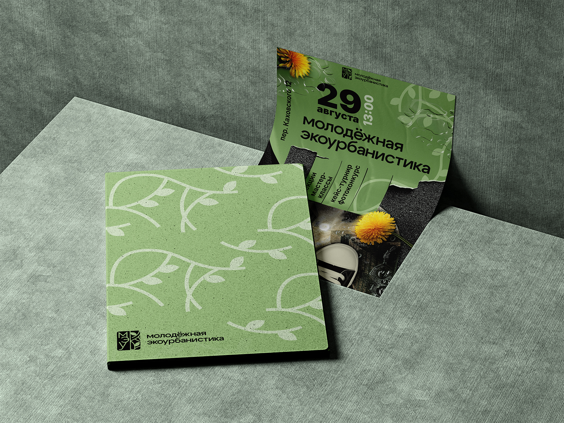 Плакат-афиша и мерчендайз | Молодежная Экоурбанистика — Изображение №4 — Брендинг, Графика на Dprofile
